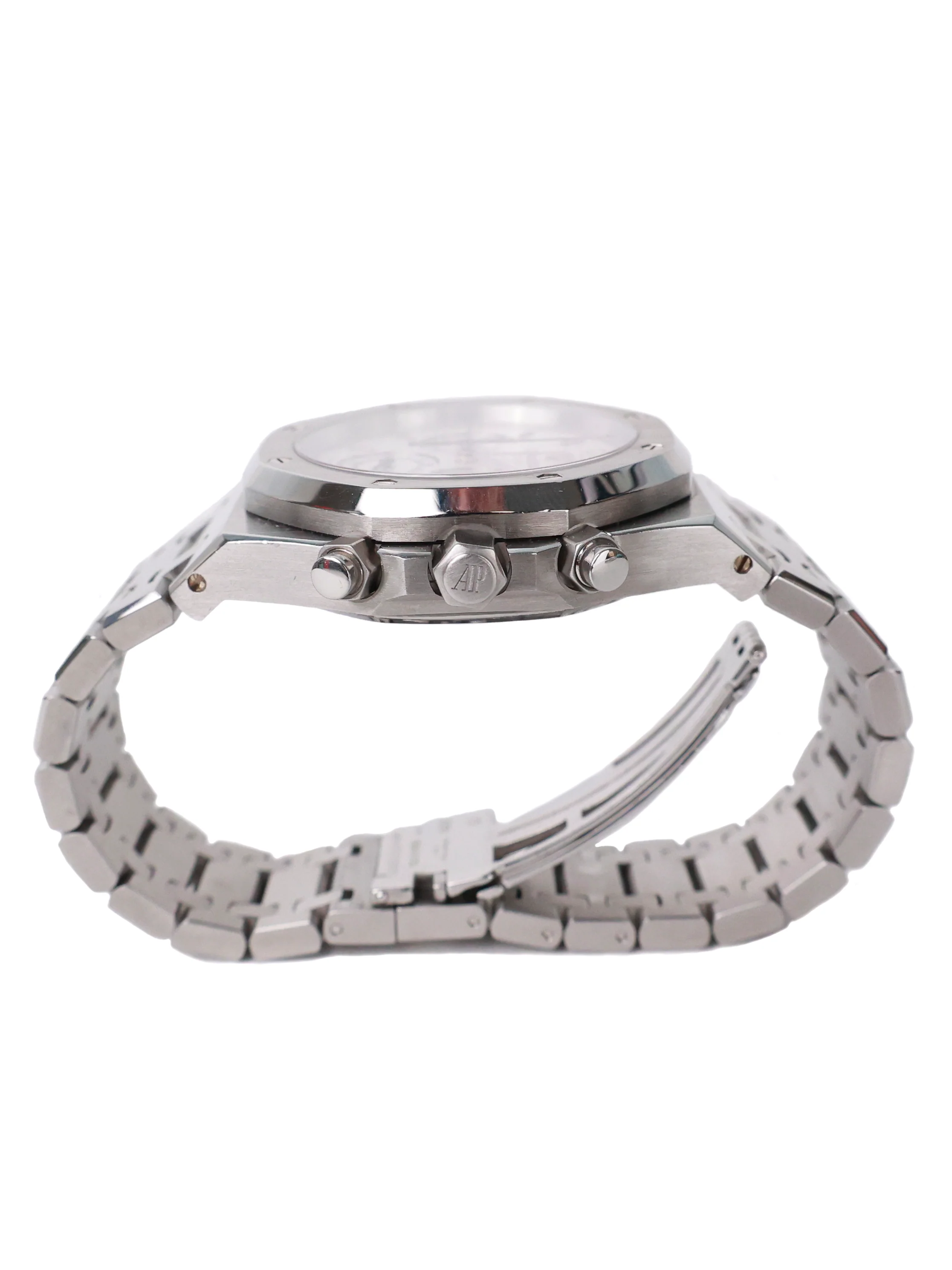 Audemars Piguet Royal Oak Chronograph (Steel/White Dial) - Image 3