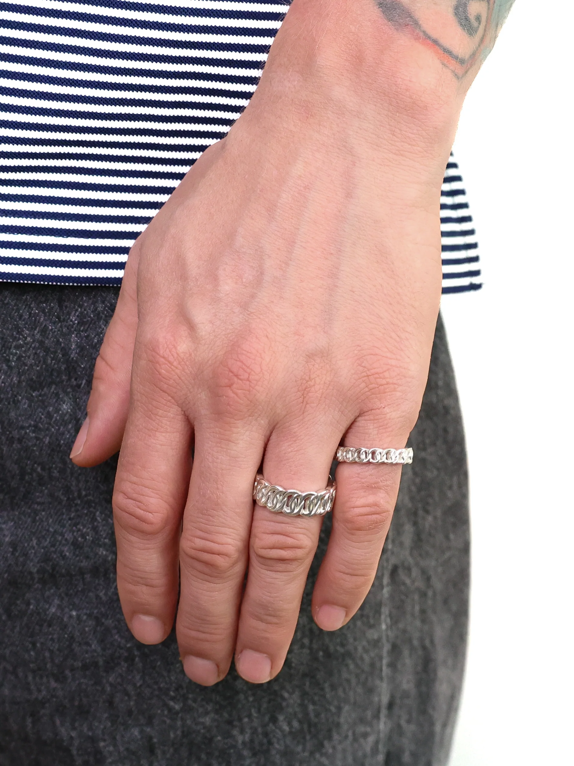 Daddy Link Band (Silver 925) - Image 2
