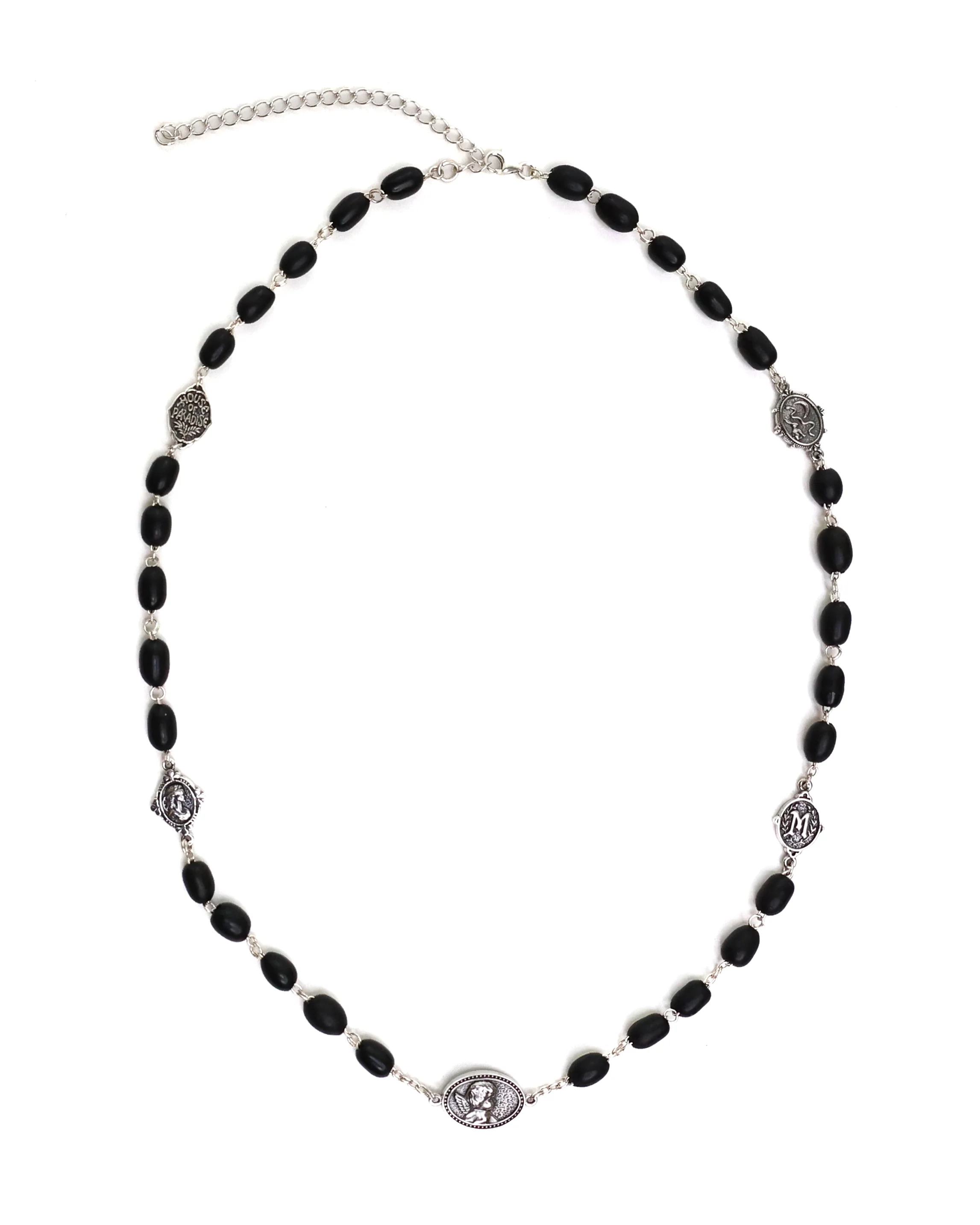 Camino Chain (Silver 925/Black Glass)