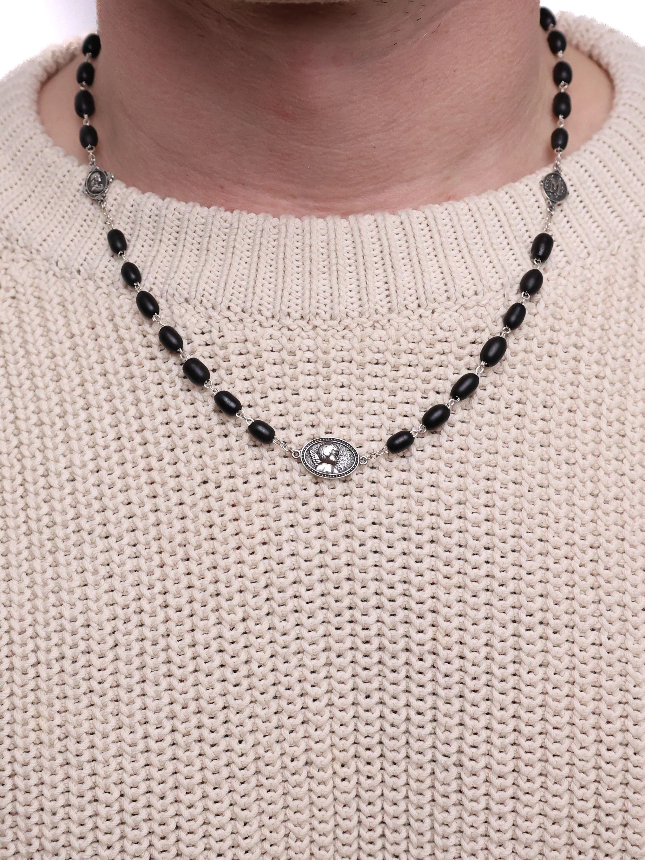 Camino Chain (Silver 925/Black Glass) - Image 2