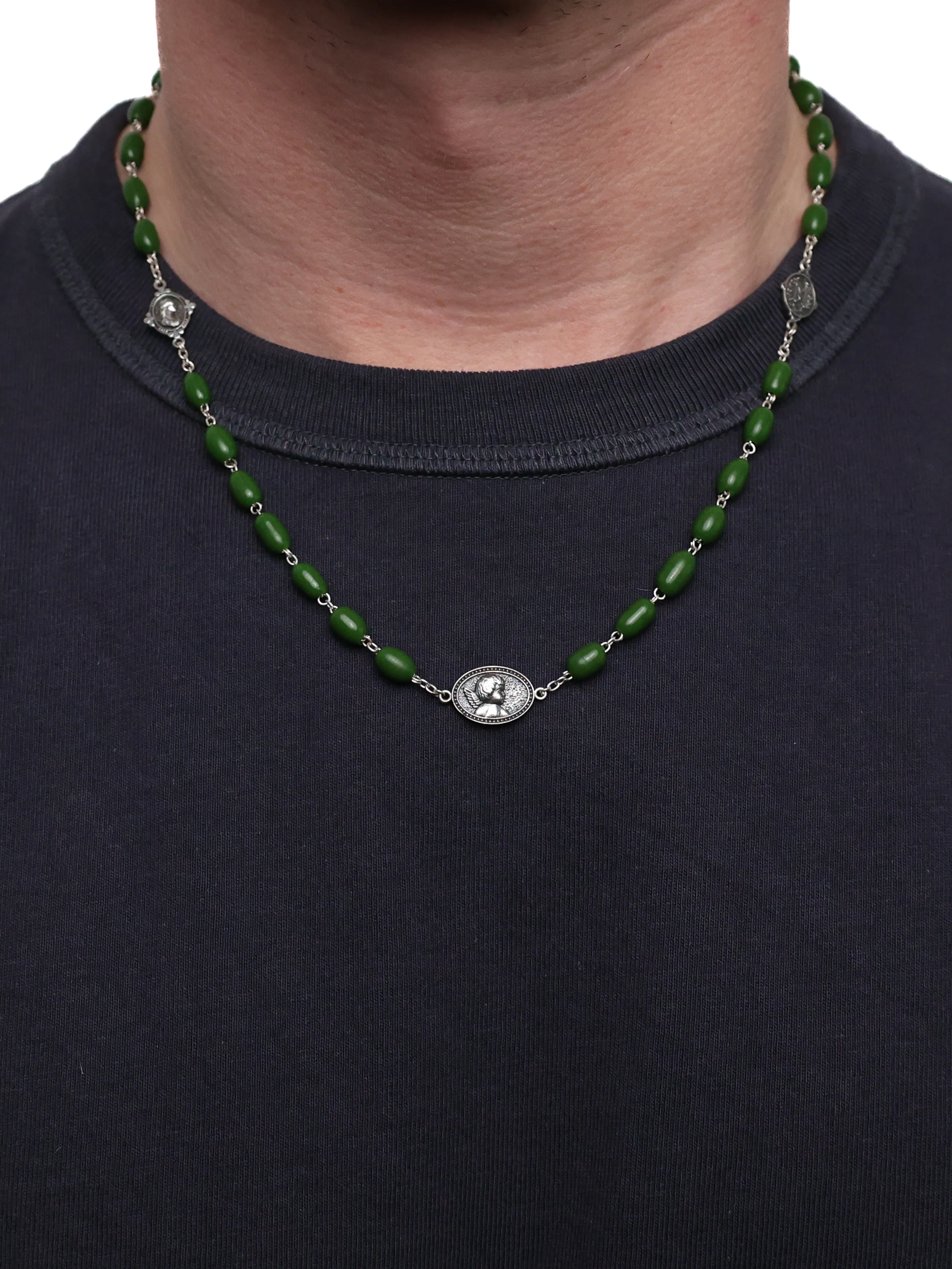 Camino Chain (Silver 925/Green Glass) - Image 2