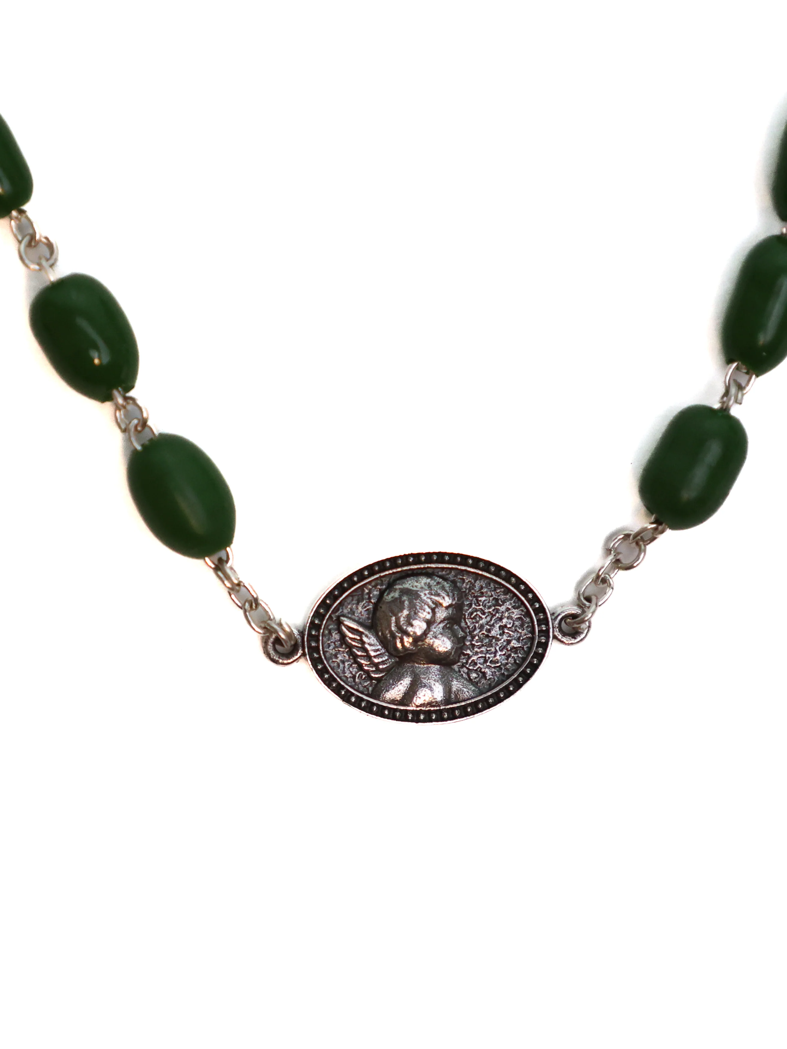 Camino Chain (Silver 925/Green Glass) - Image 3