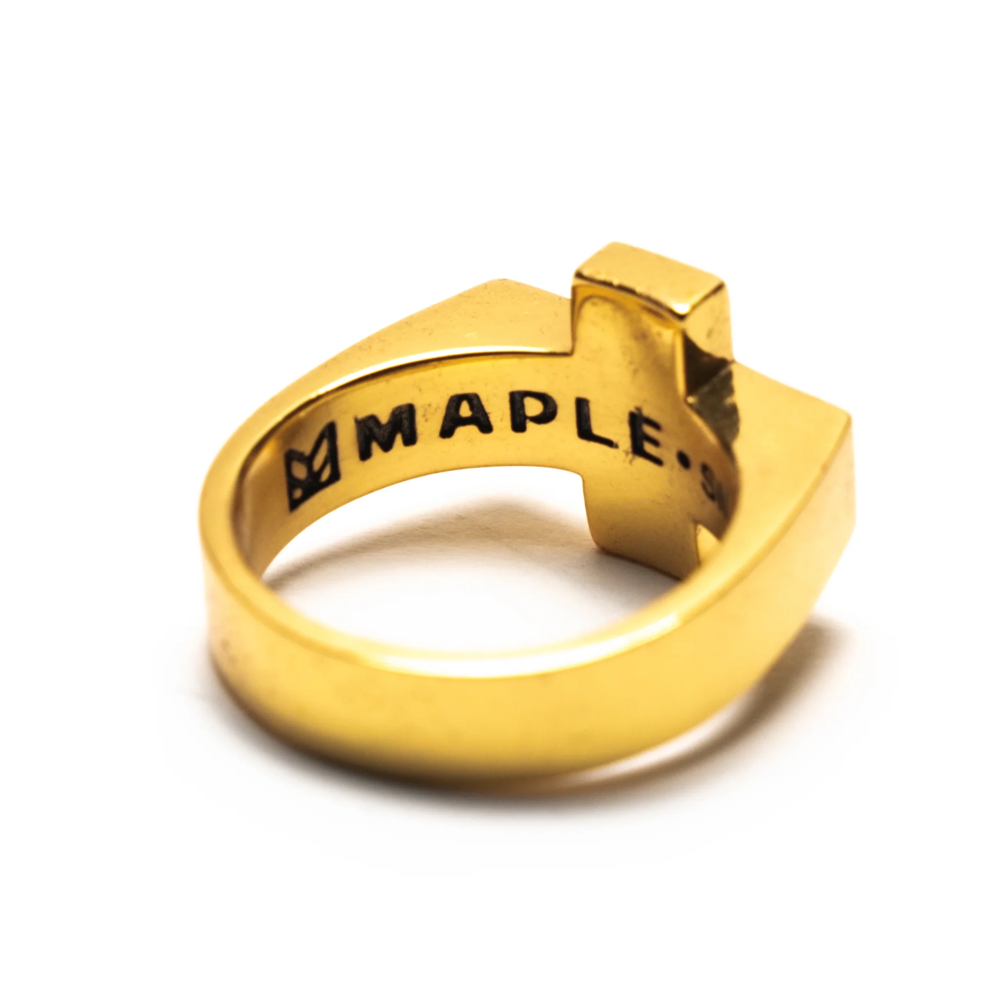 Cross Signet (14K Gold/Turquoise) - Image 4