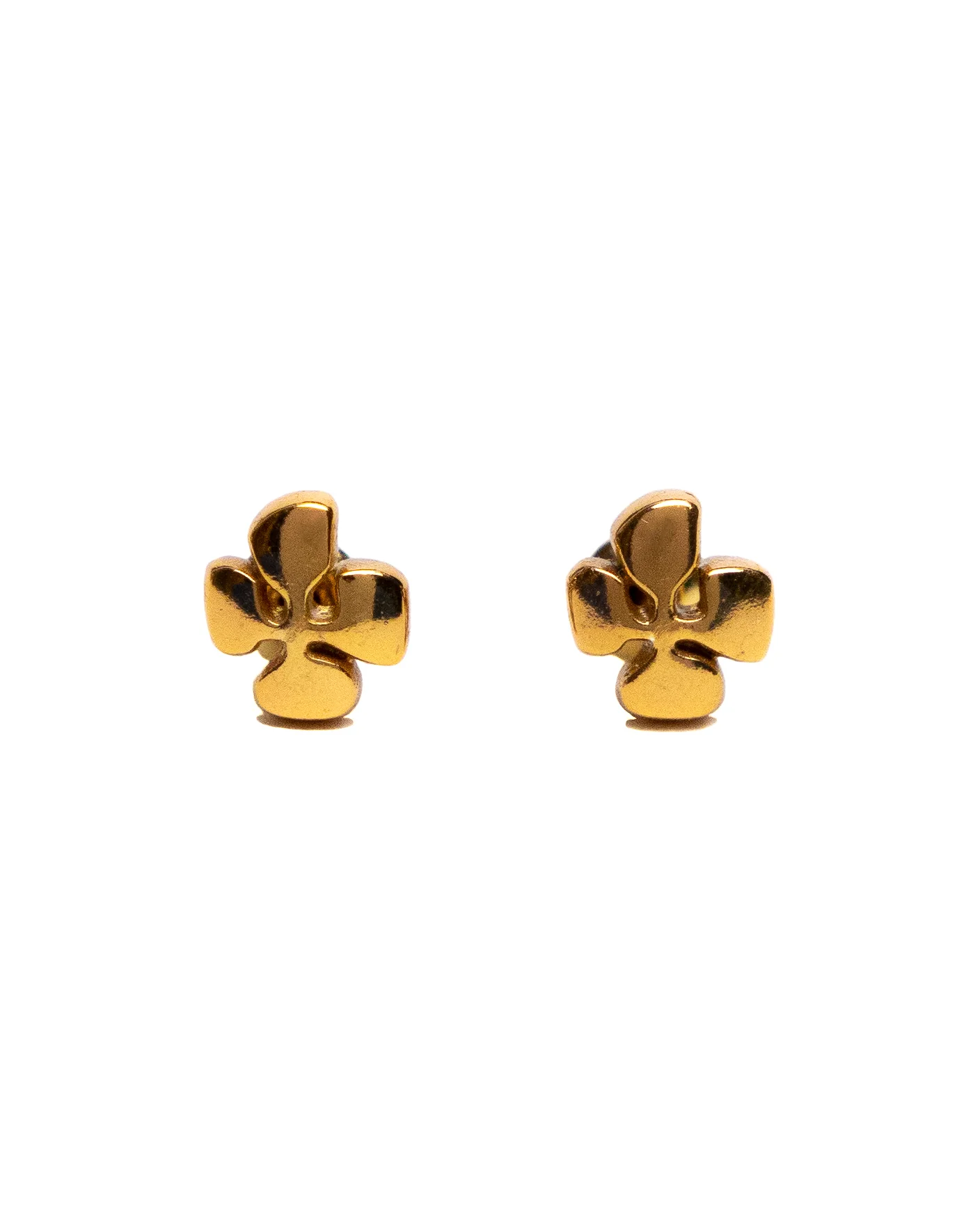 Cross Studs (14K Gold)