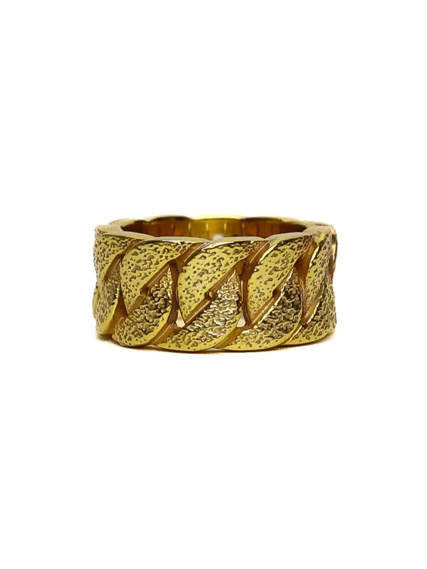 Cuban Link Ring (14K Gold)