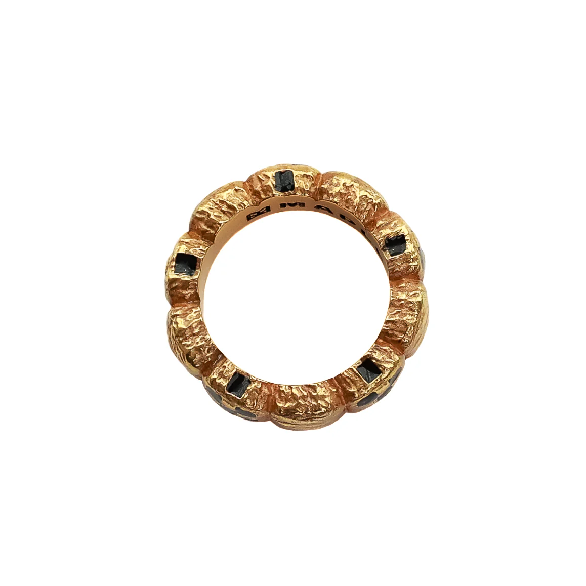 Davie Ring (14K Gold/Black Resin) - Image 3