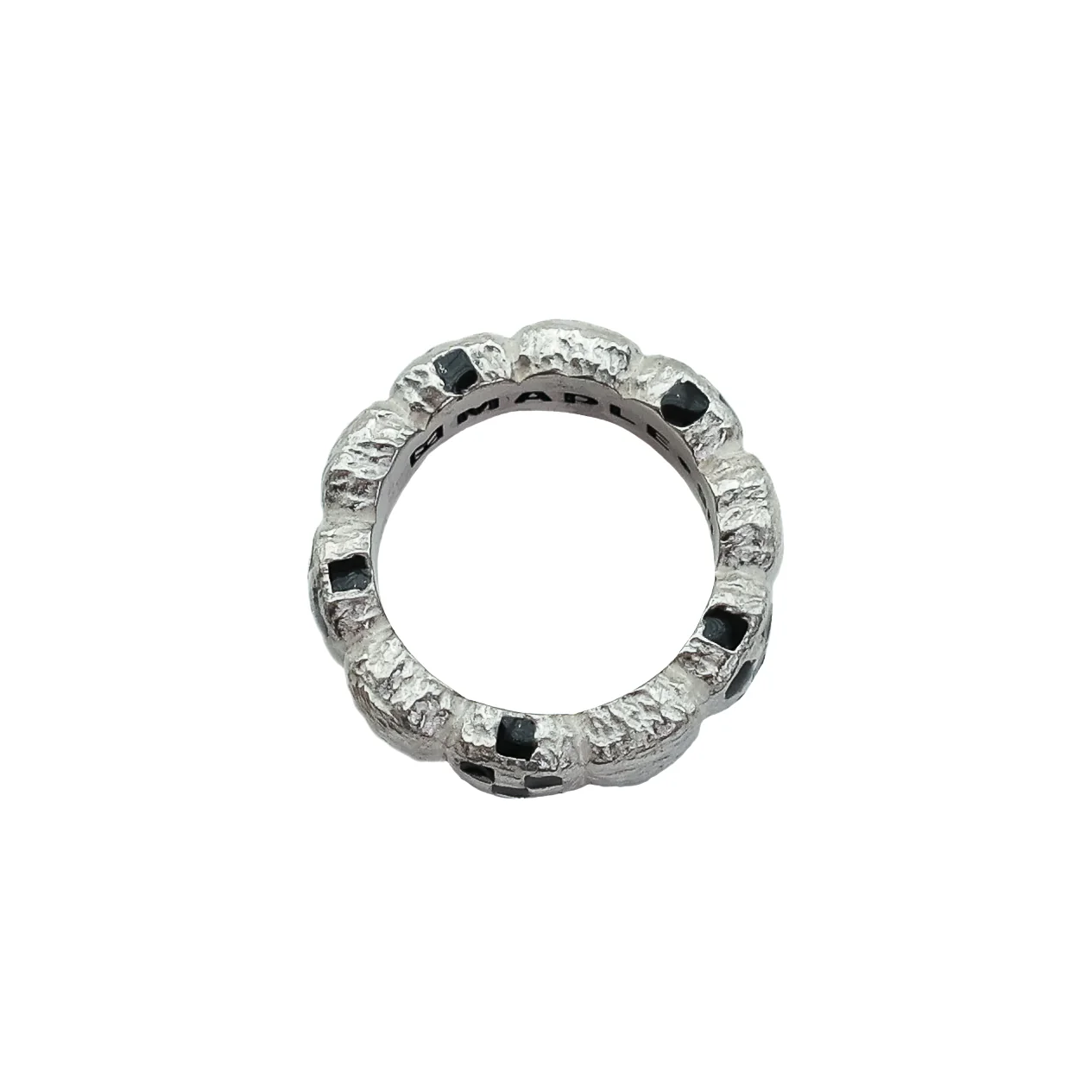 Davie Ring (Silver 925/Black Resin) - Image 3
