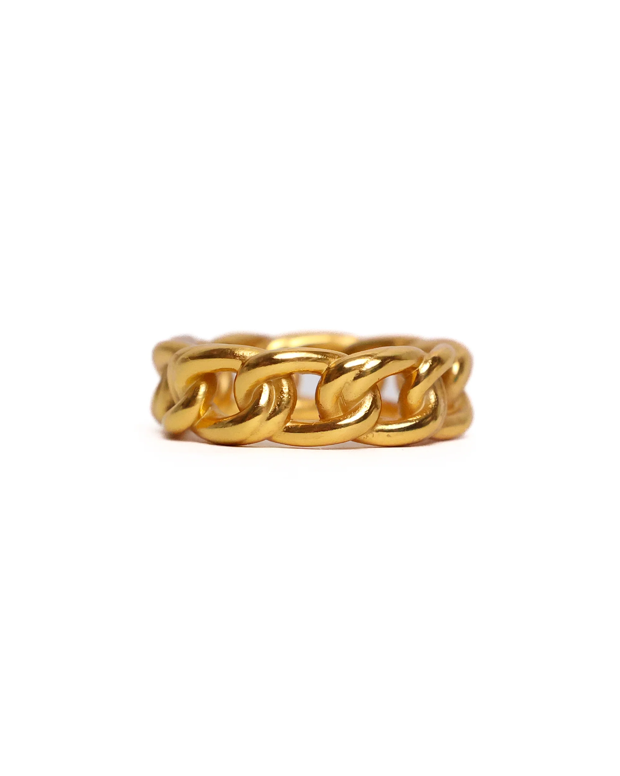 Double Link Ring (14K Gold)