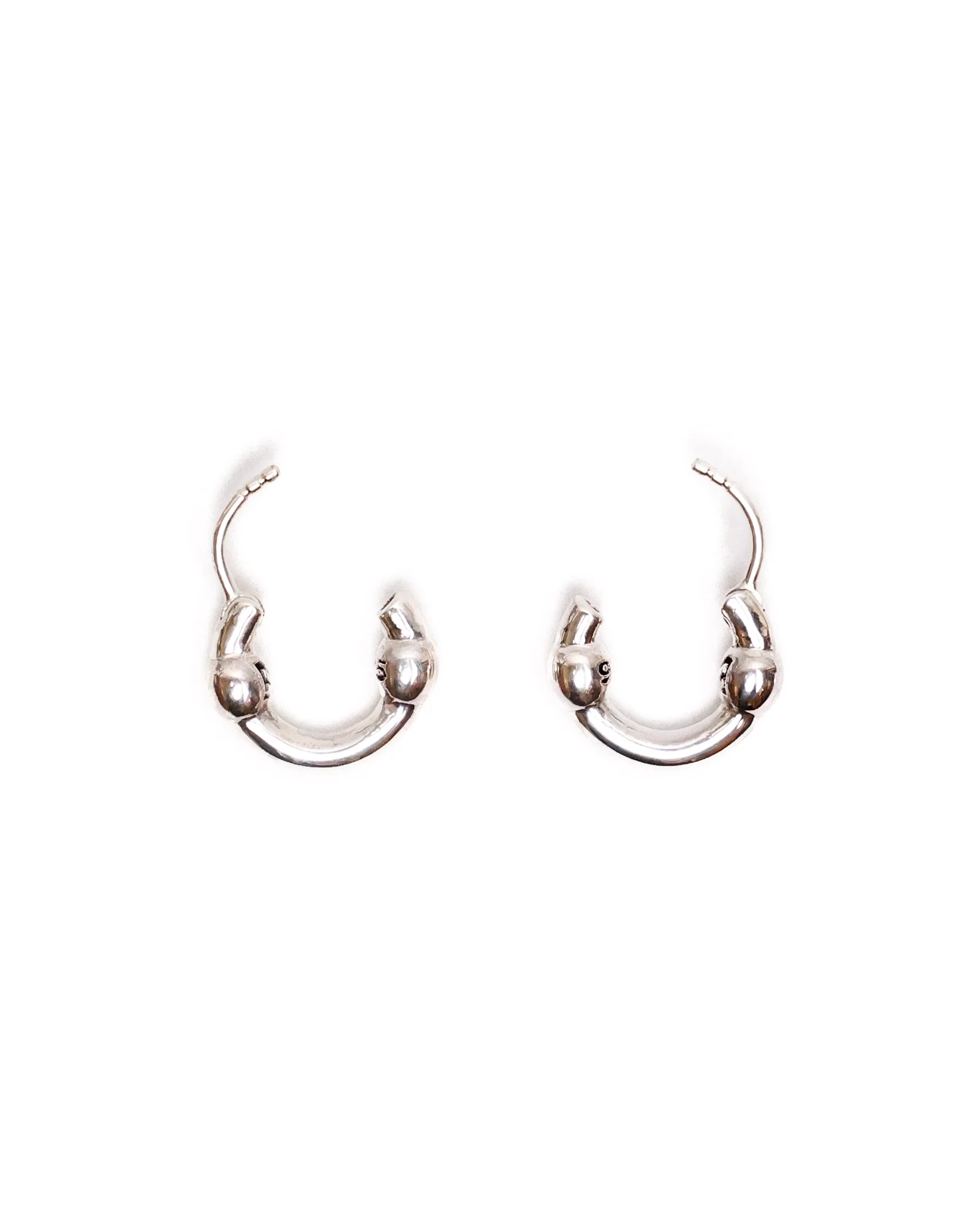 Finner Hoops 13mm (Silver 925) - Image 3