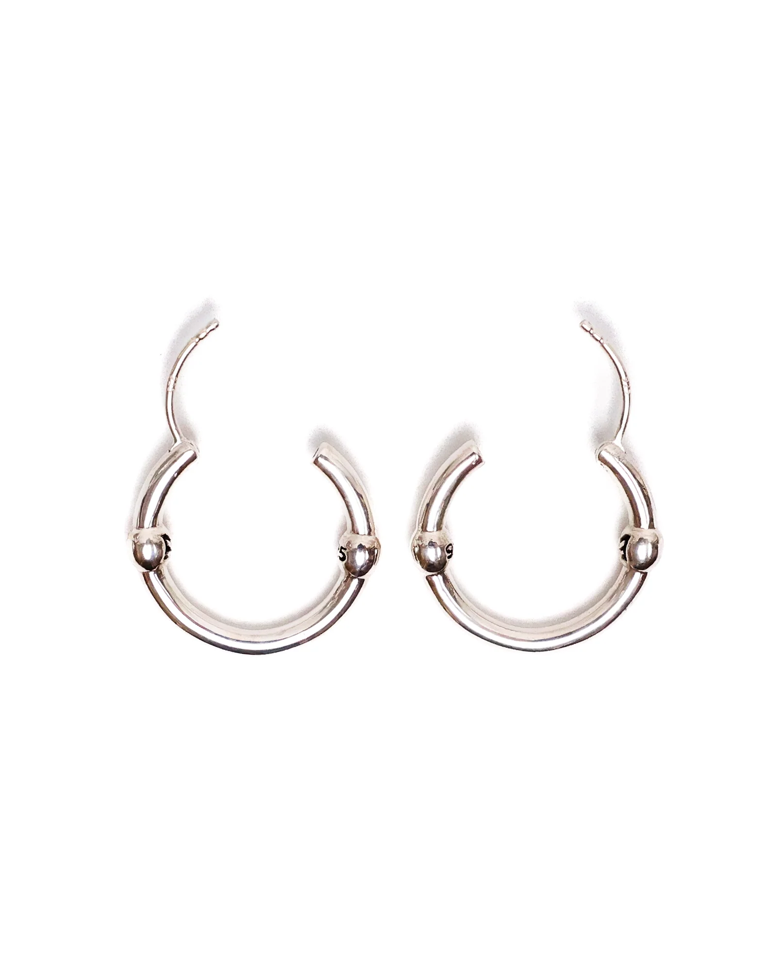 Finner Hoops 20mm (Silver 925) - Image 3