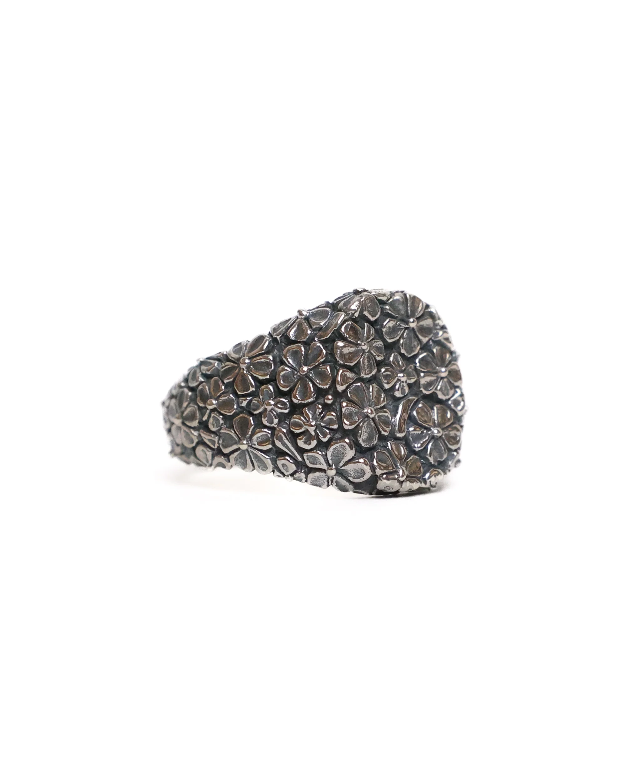 Floral Oval Signet (Silver 925) - Image 3