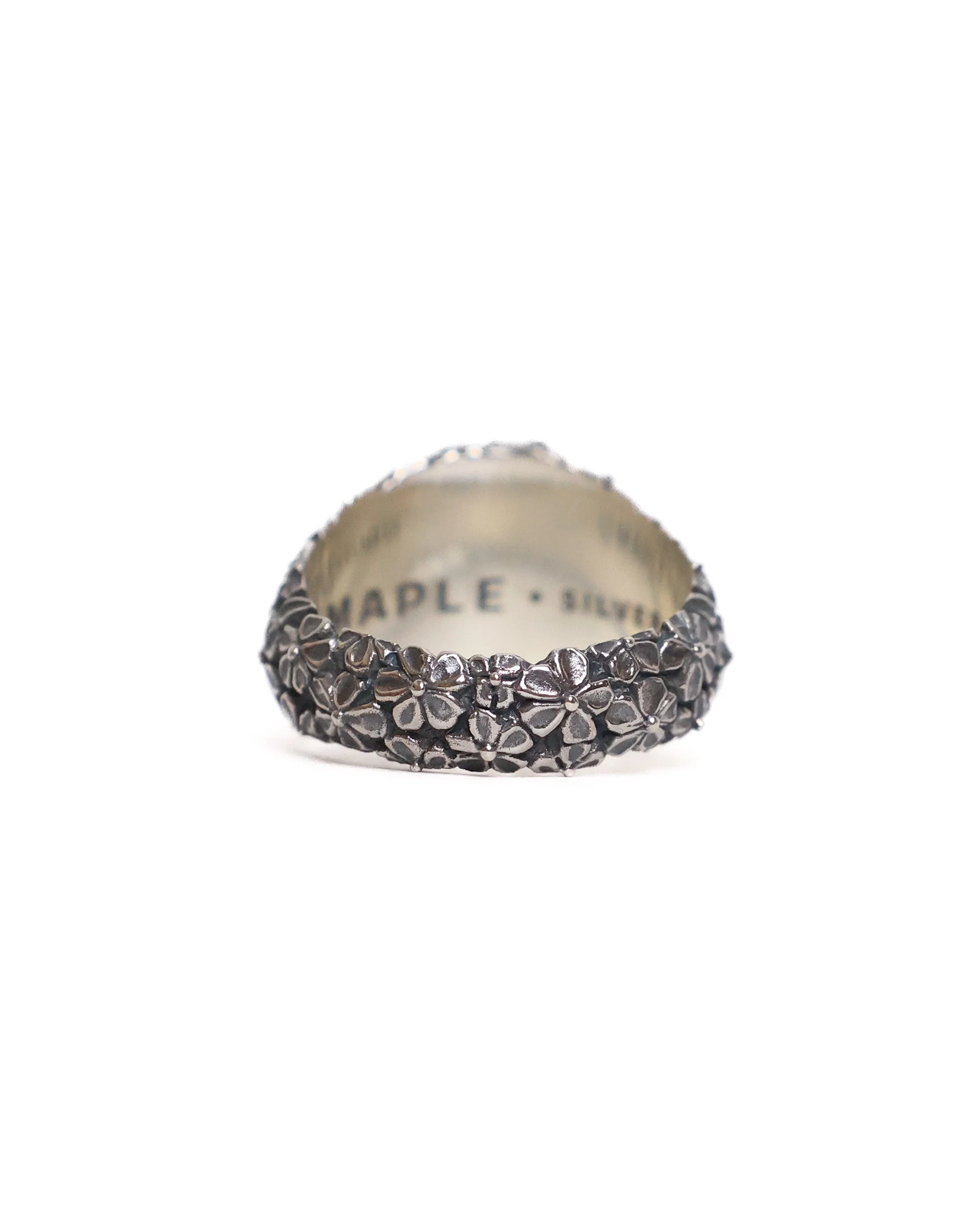 Floral Oval Signet (Silver 925) - Image 4