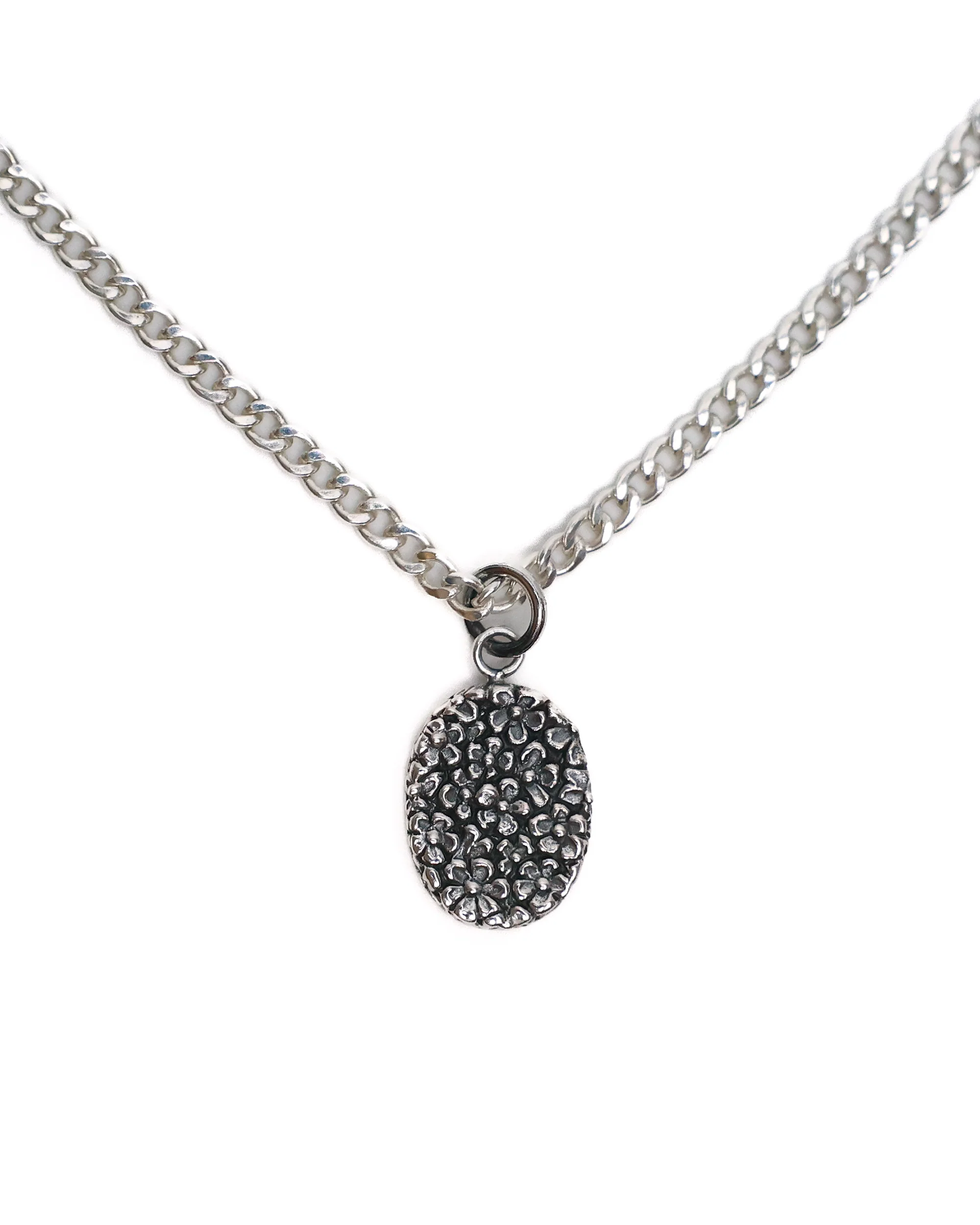 Floral Pendant + Chain (Silver 925) - Image 3