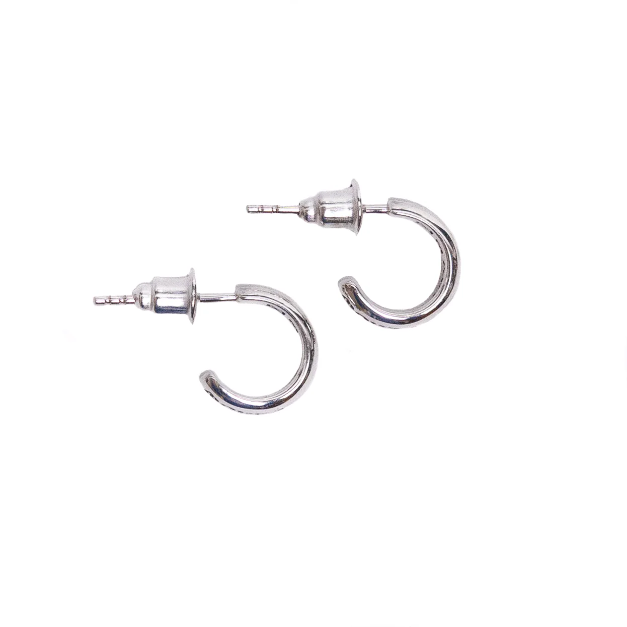 FTWK Mini Hoop Earrings (Silver 925) - Image 3