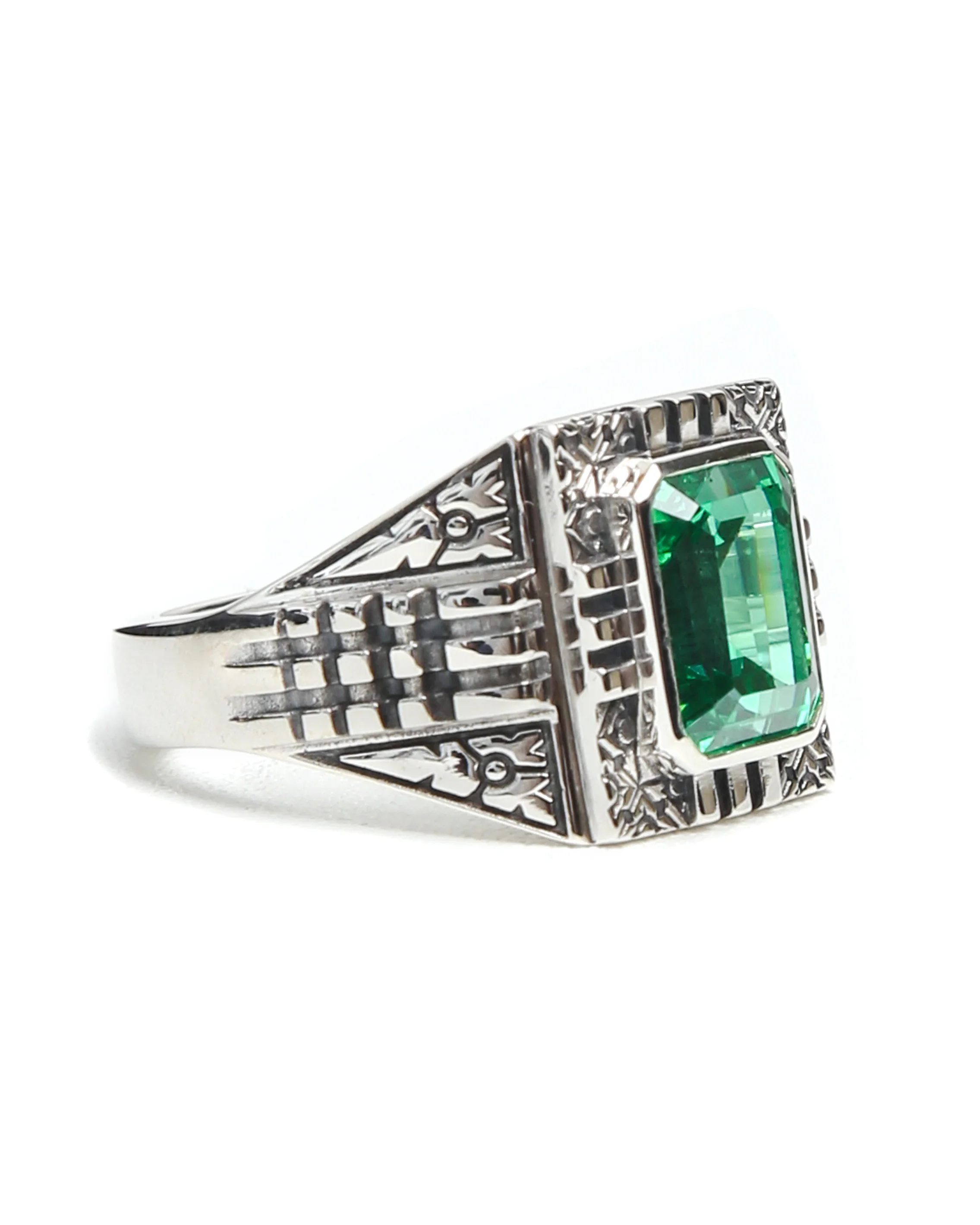 Gazzi Signet (Silver 925/Emerald) - Image 3