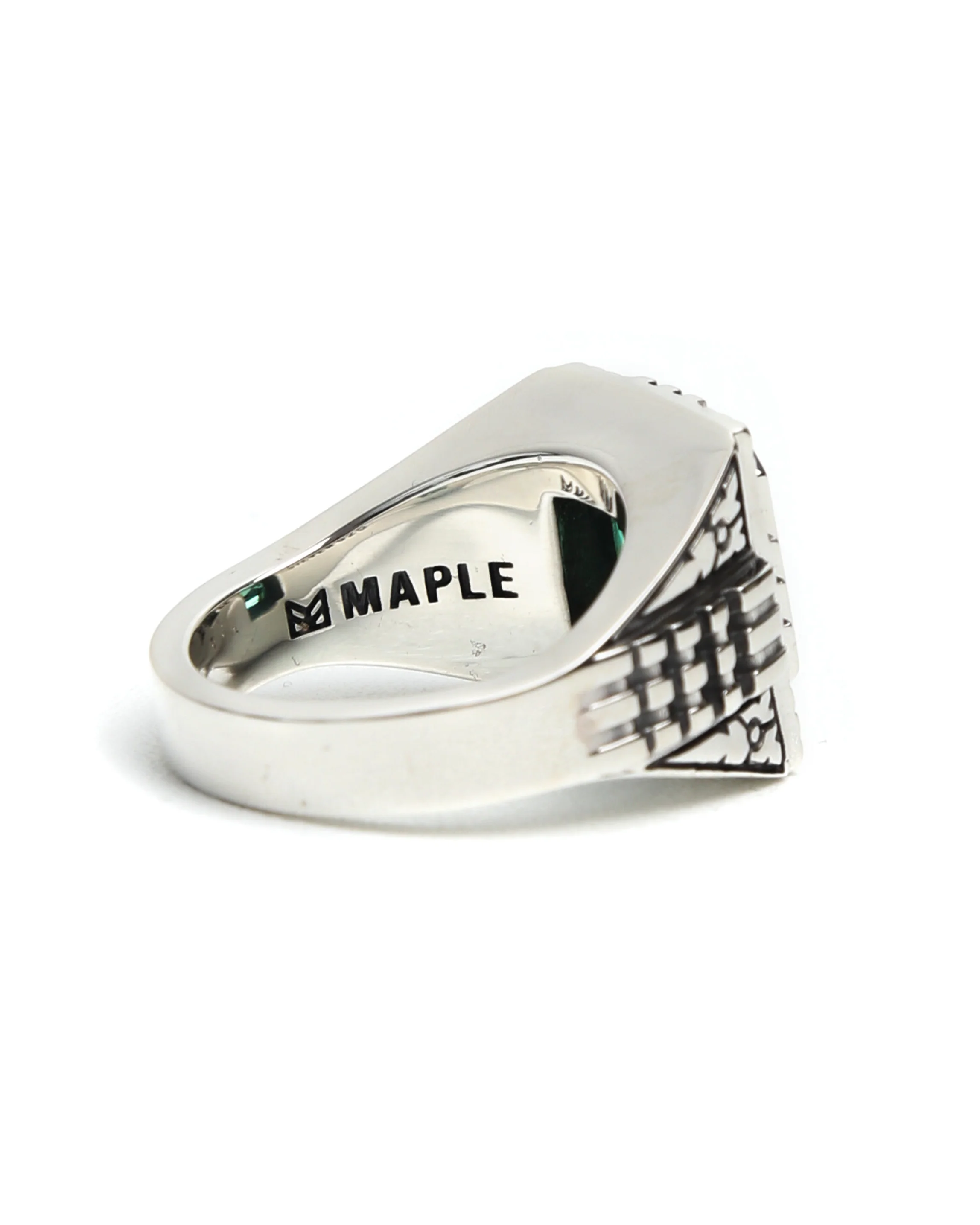 Gazzi Signet (Silver 925/Emerald) - Image 4