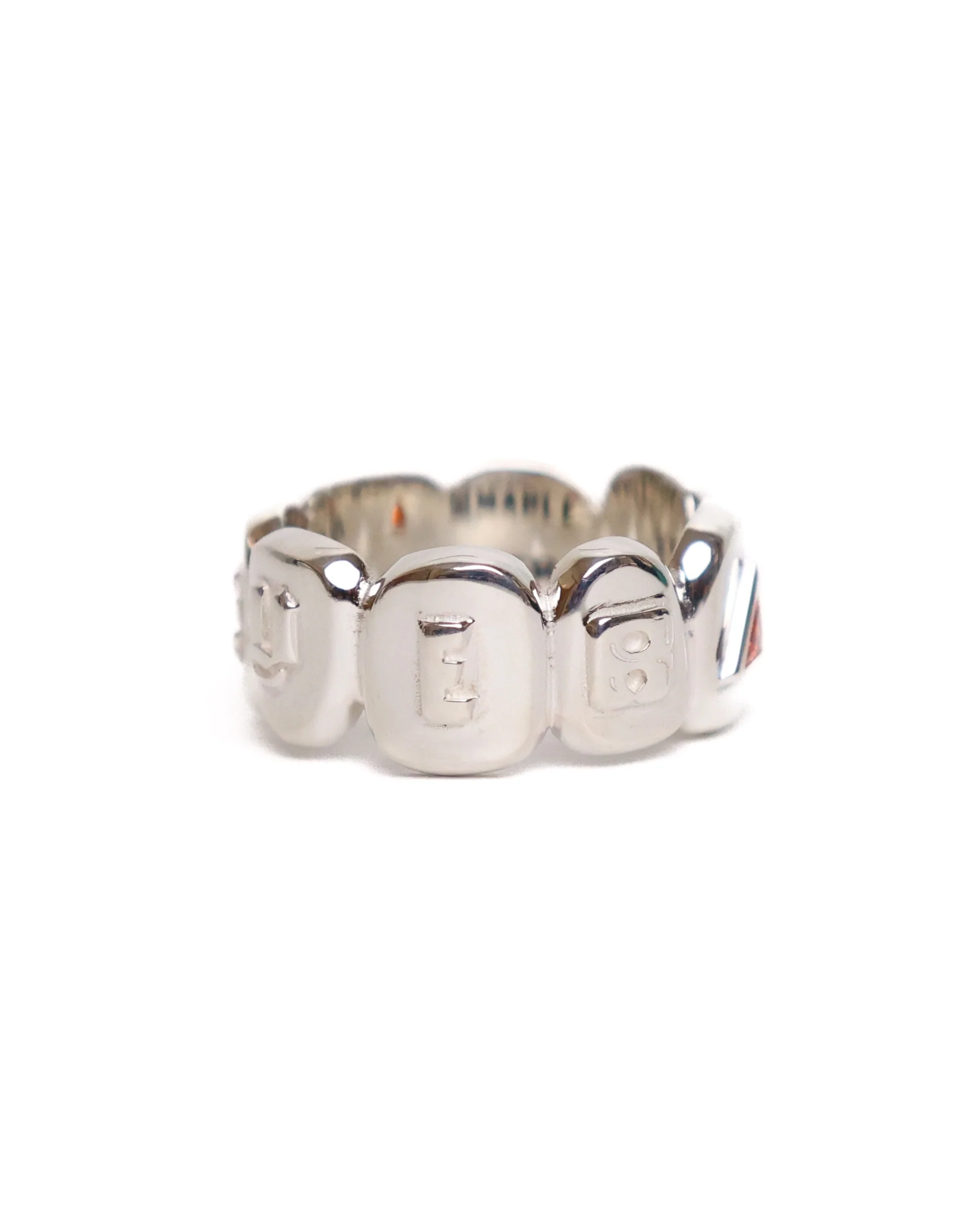 Grill Ring (Silver 925/Orange Zircon) - Image 5