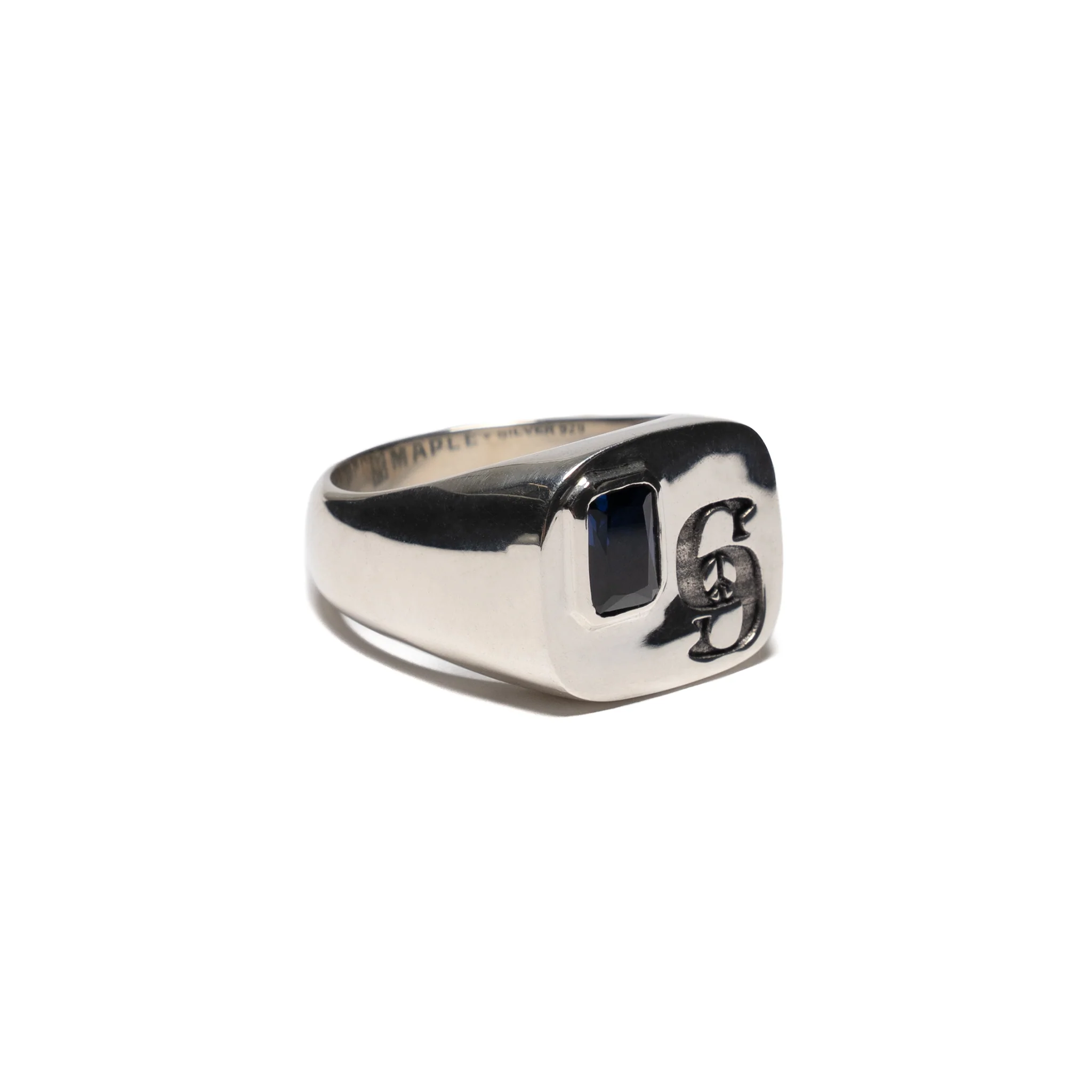 69 Signet (Silver 925/Sapphire) - Image 3