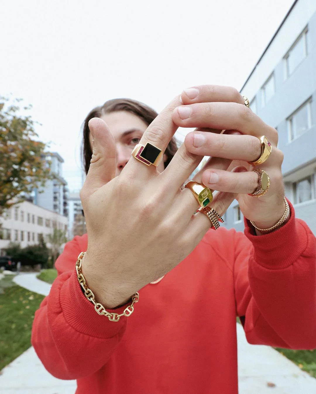 Barrington Signet (14K Gold/Onyx) - Image 5