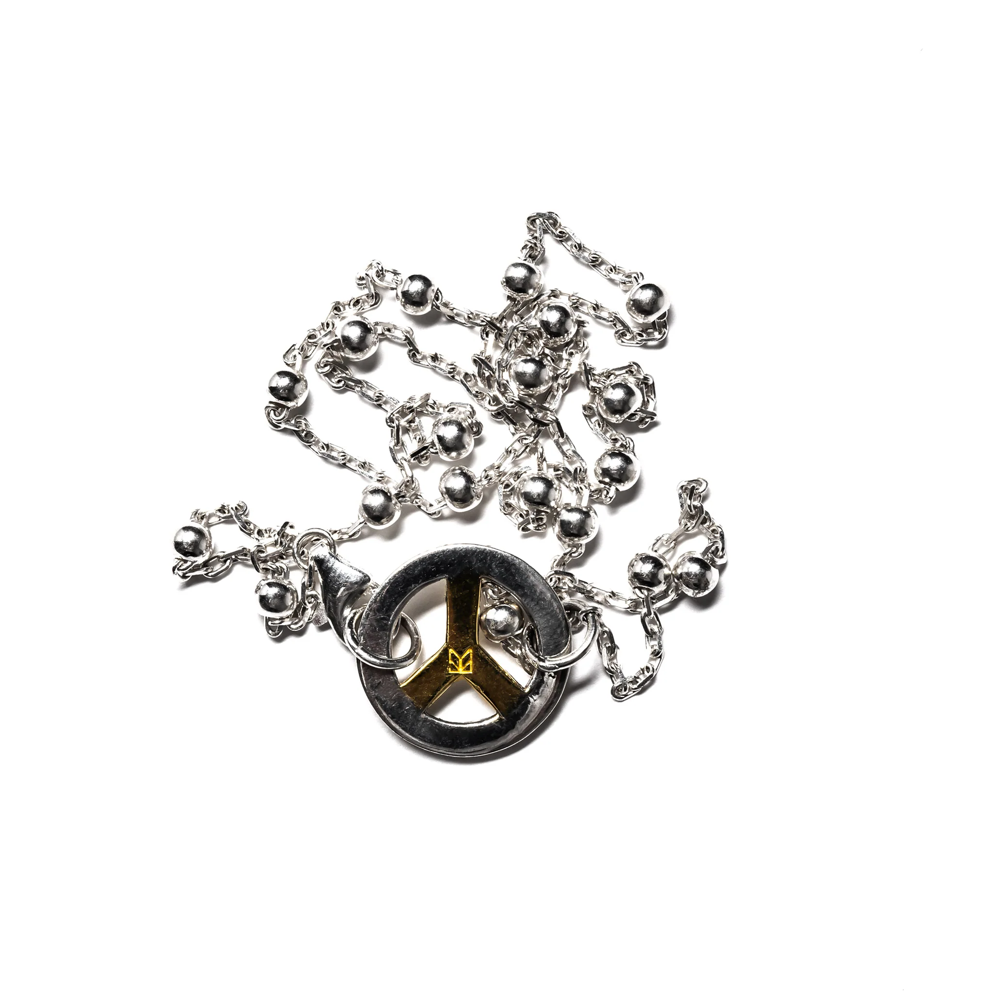 Bead Link Chain (Silver 925/14K Gold) - Image 4