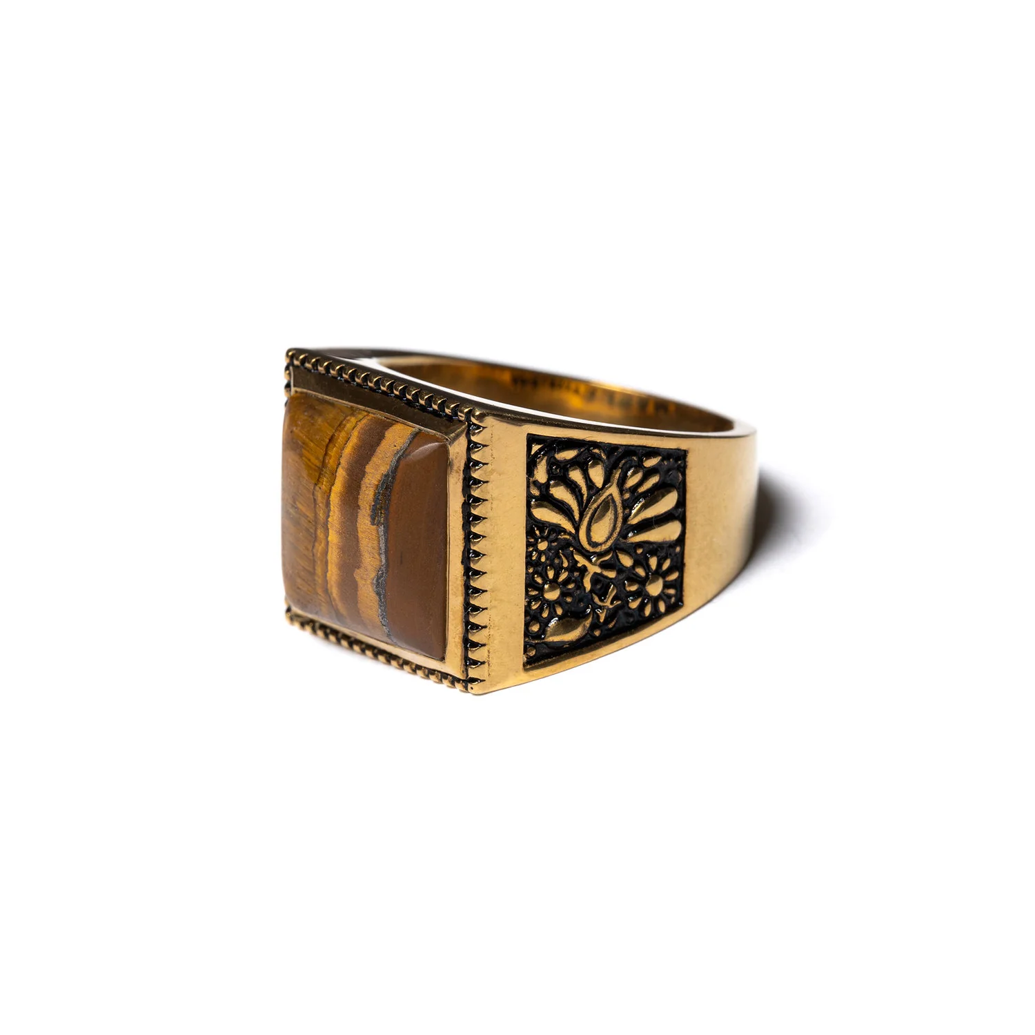 Buick Ring (14K Gold/Tiger Eye) - Image 3