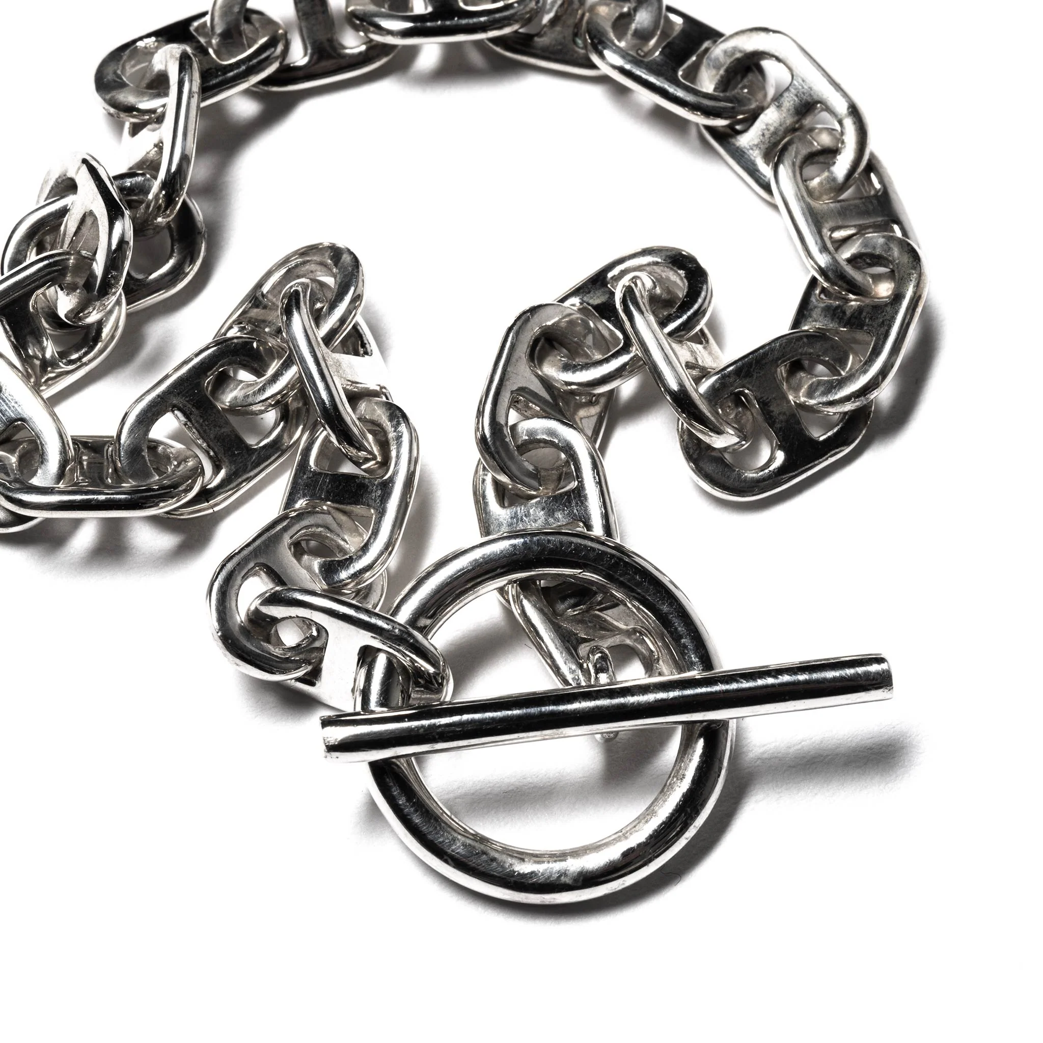 Chain Link Bracelet 7mm (Silver 925) - Image 3