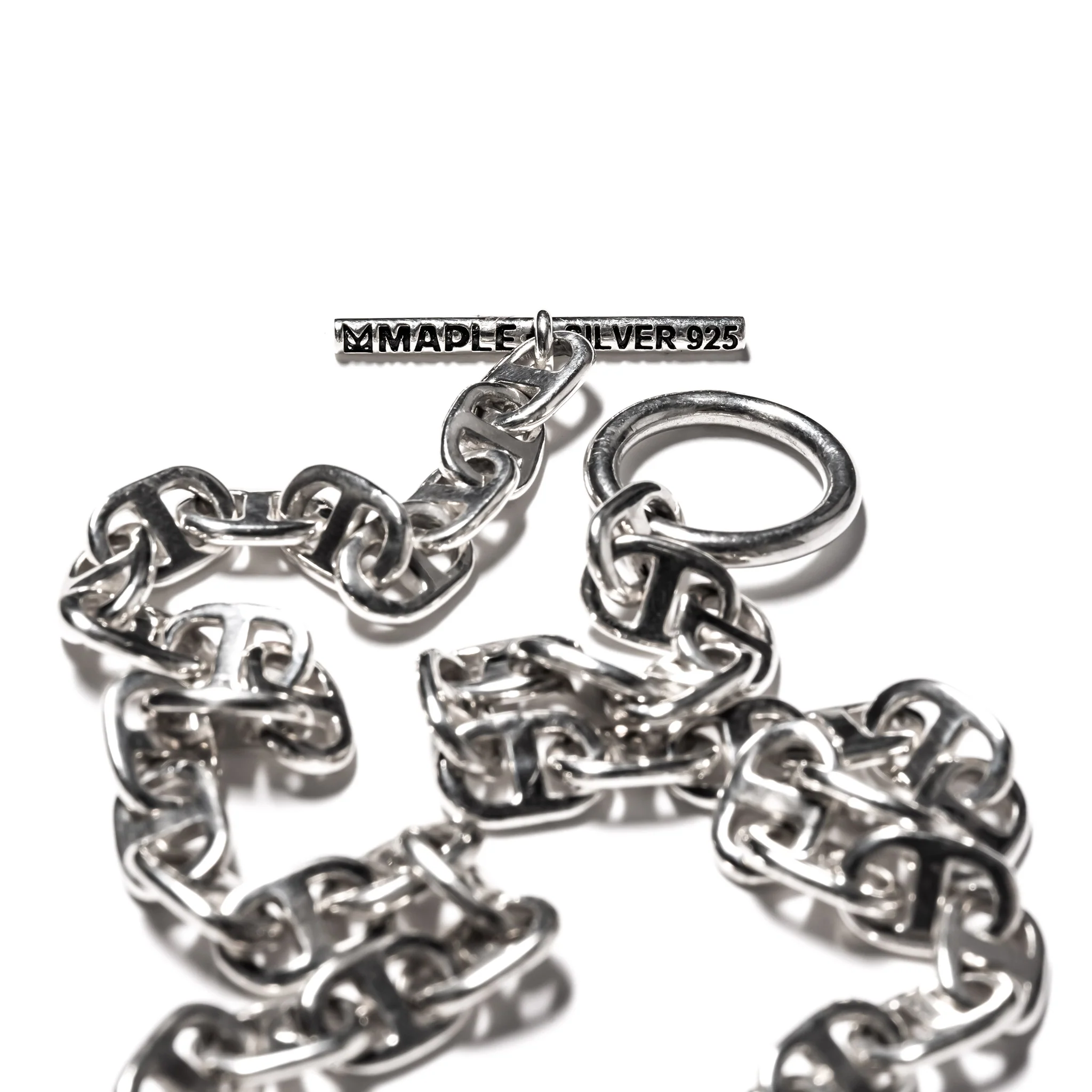Chain Link Necklace 7mm (Silver 925) - Image 3