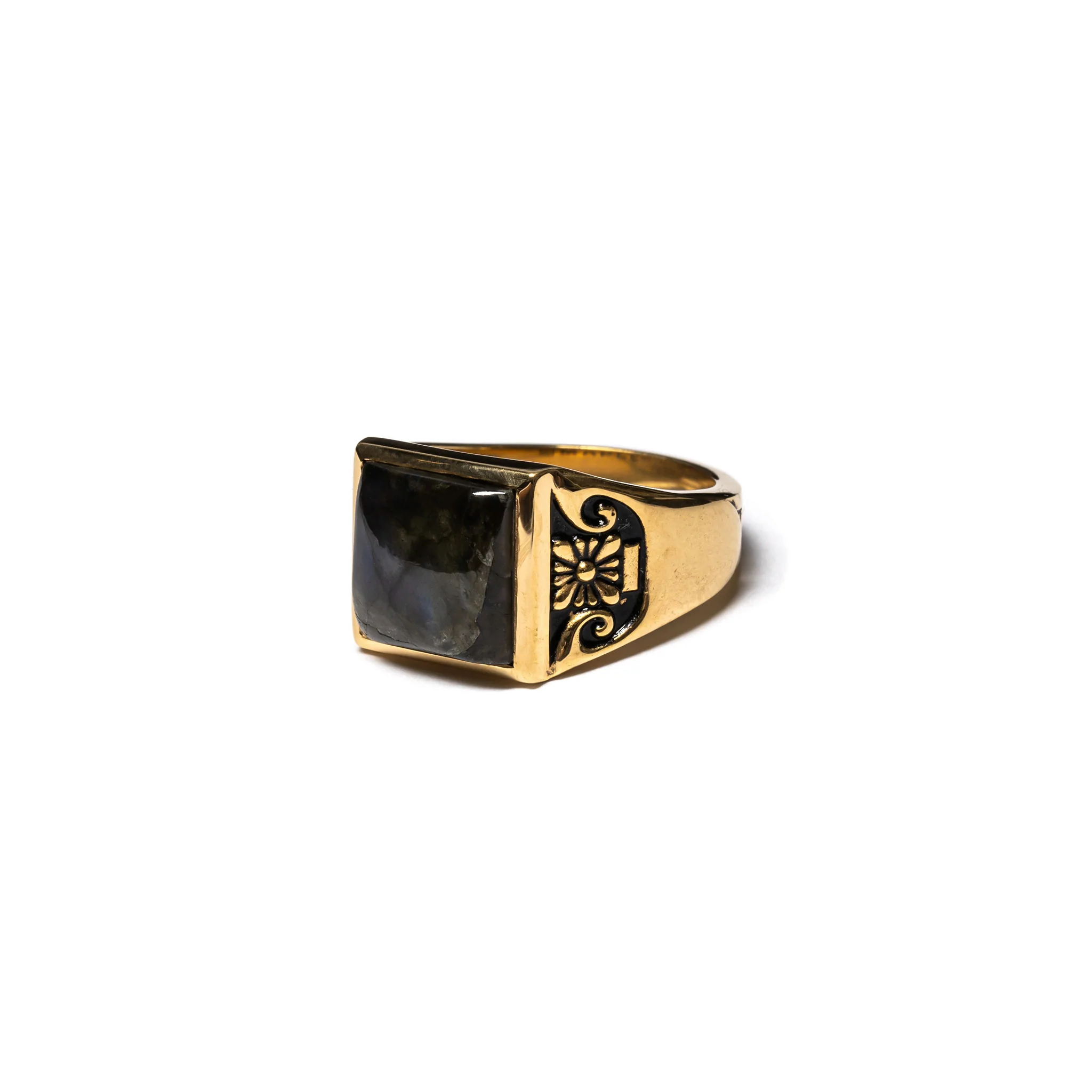 Collegiate Ring (14K Gold/Labradorite) - Image 3