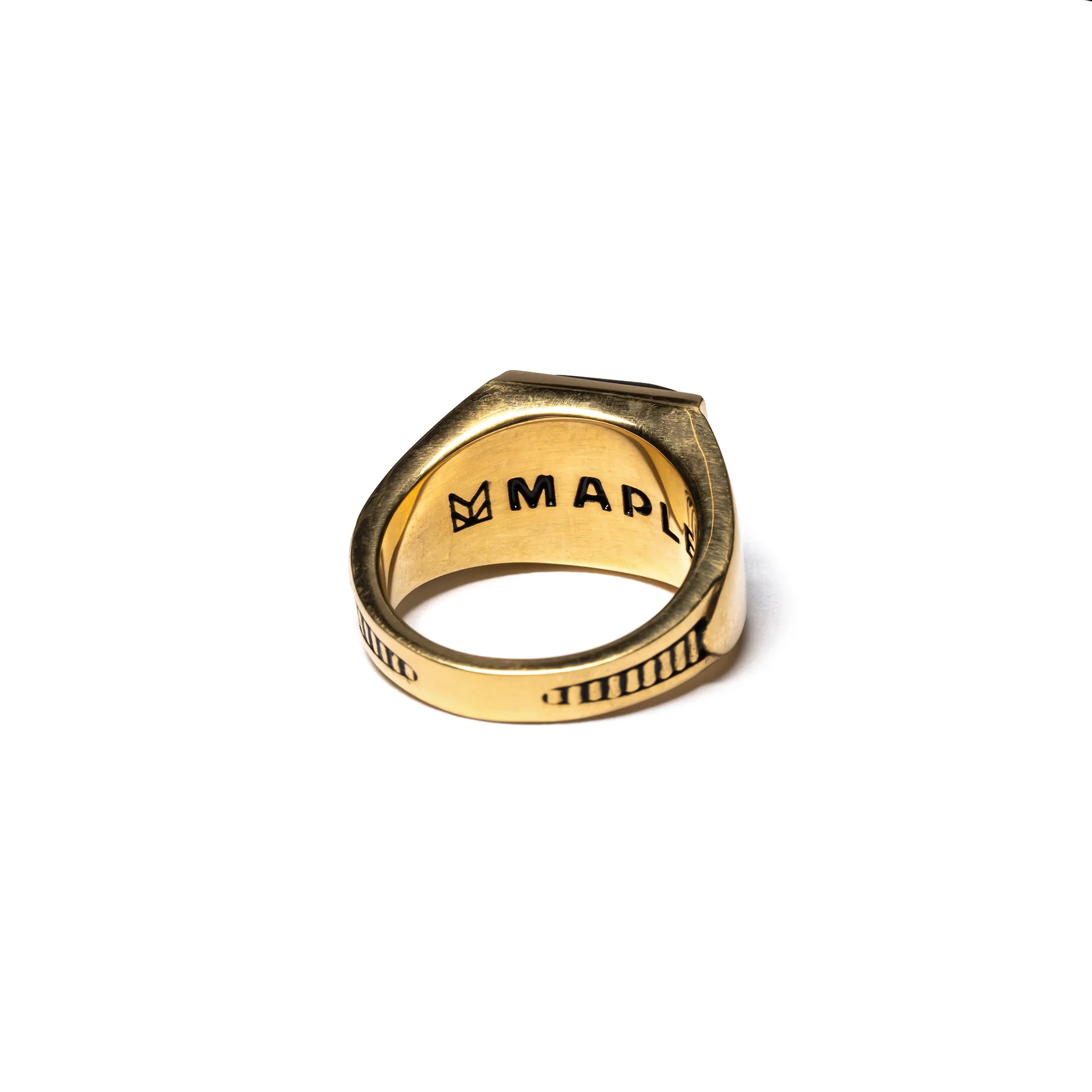Collegiate Ring (14K Gold/Labradorite) - Image 5