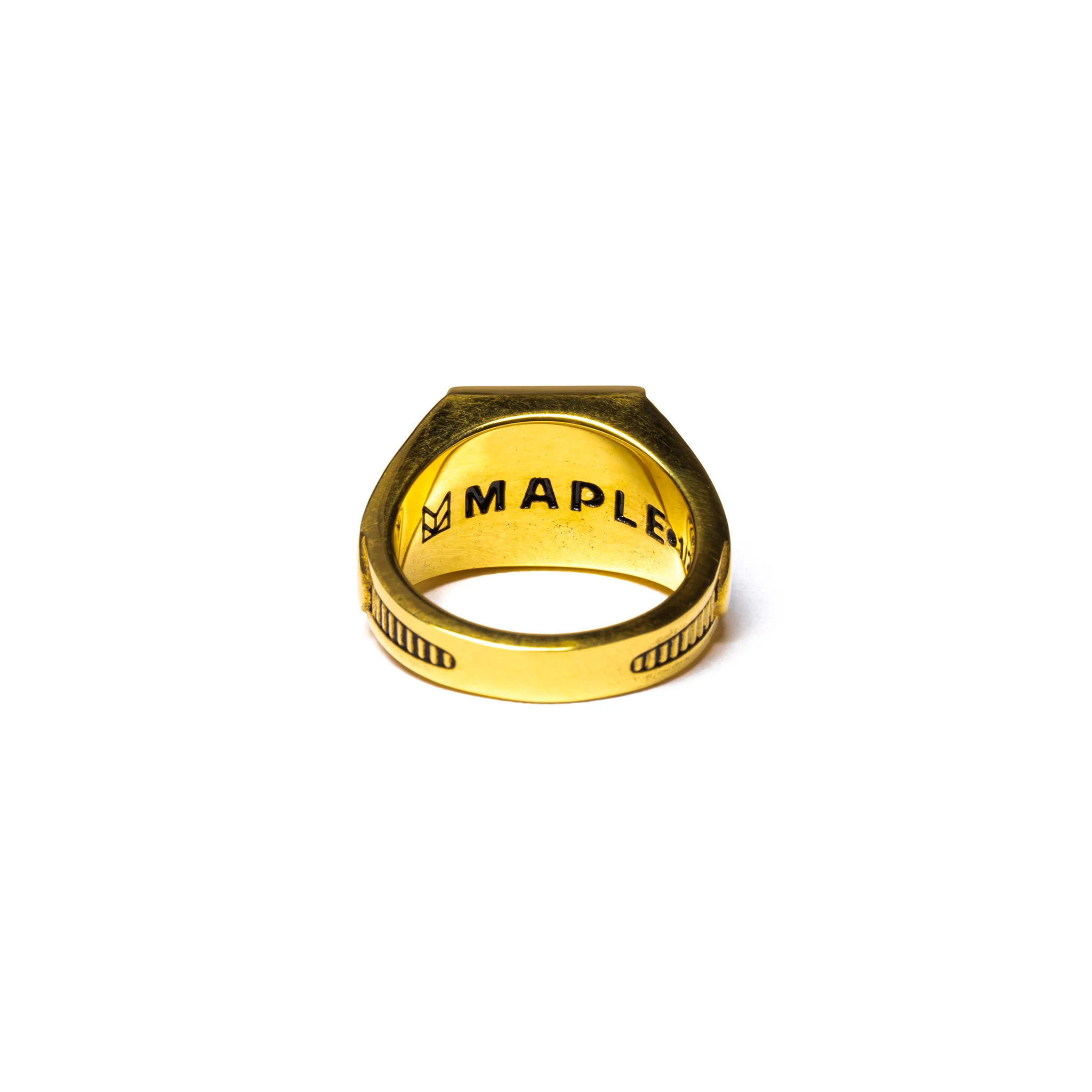 Collegiate Ring (14K Gold/Tiger Eye) - Image 4