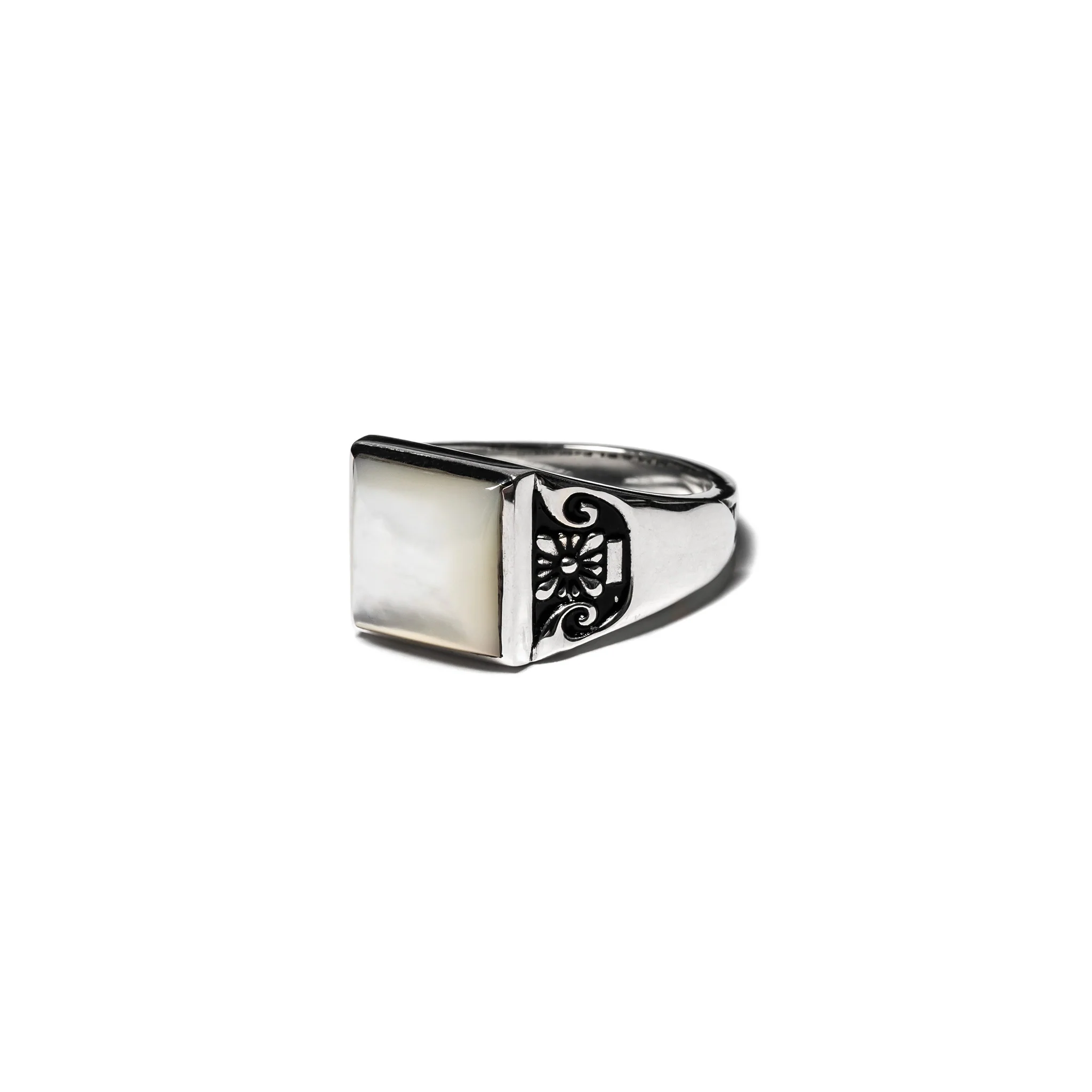 Collegiate Ring (Silver 925/Mother of Pearl) - Image 3