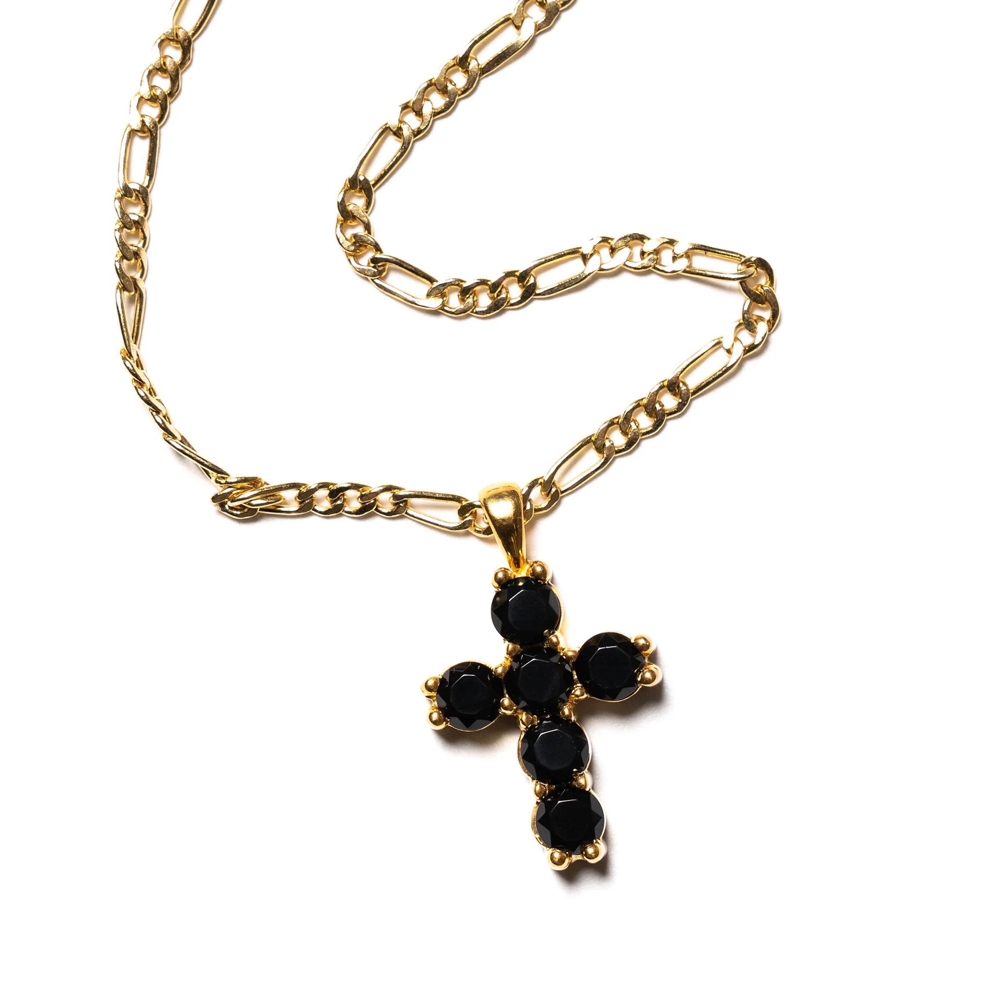 Cross Chain (14K Gold/Onyx) - Image 3