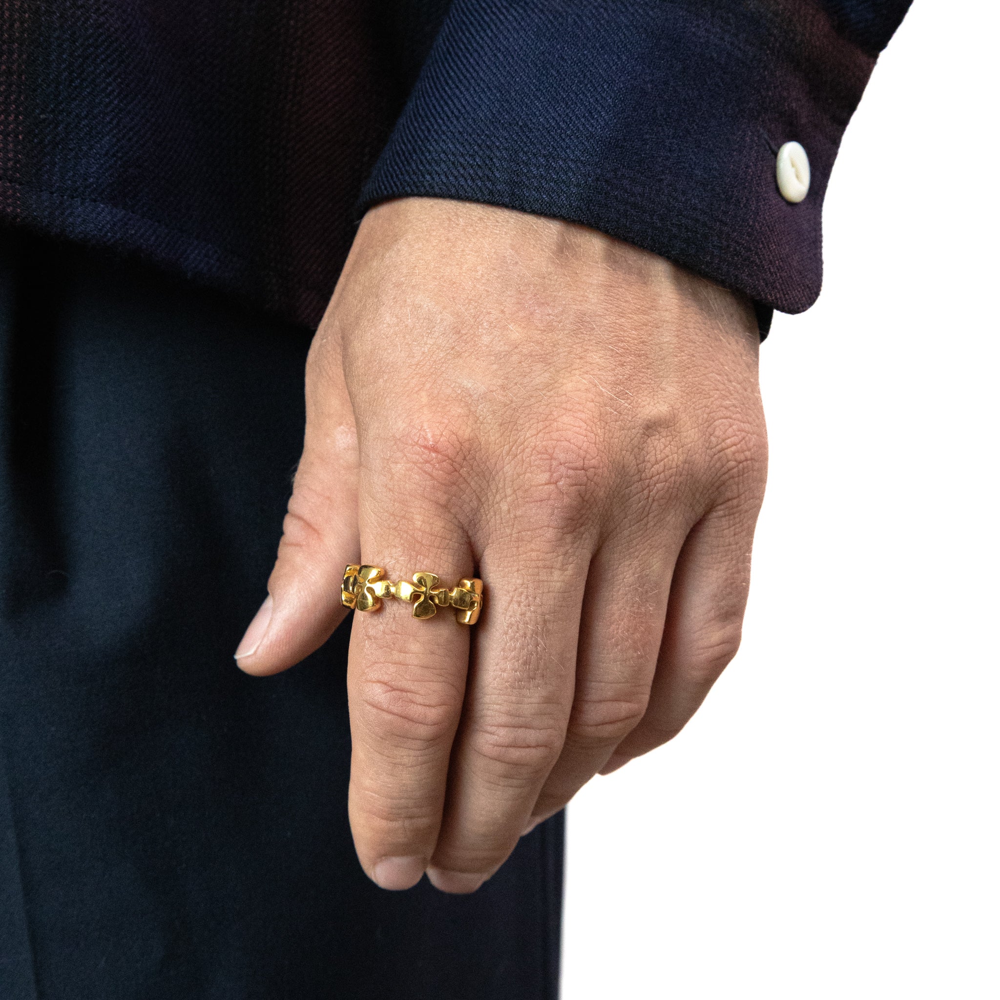 Cross Ring (14K Gold) - Image 2