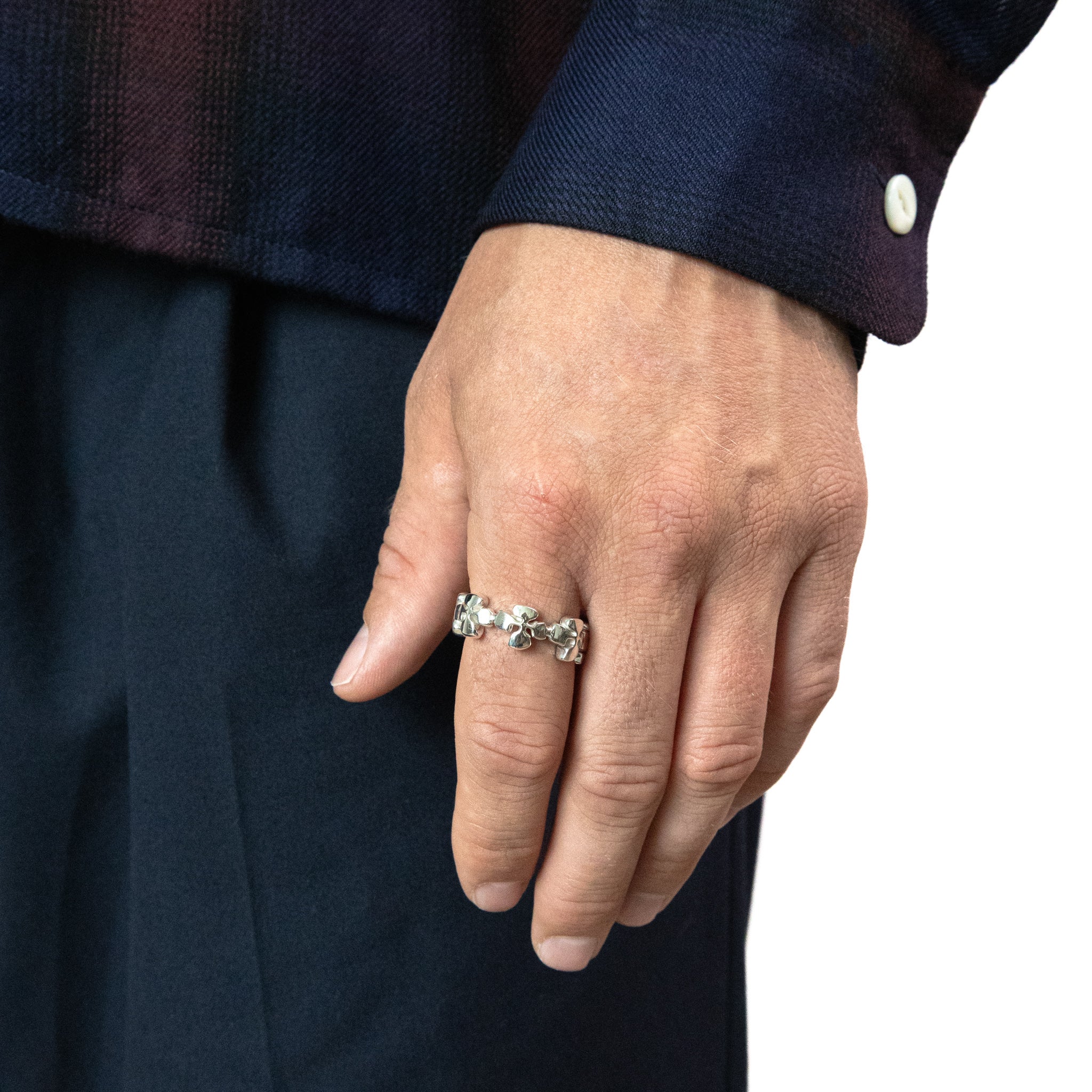 Cross Ring (Silver 925) - Image 2