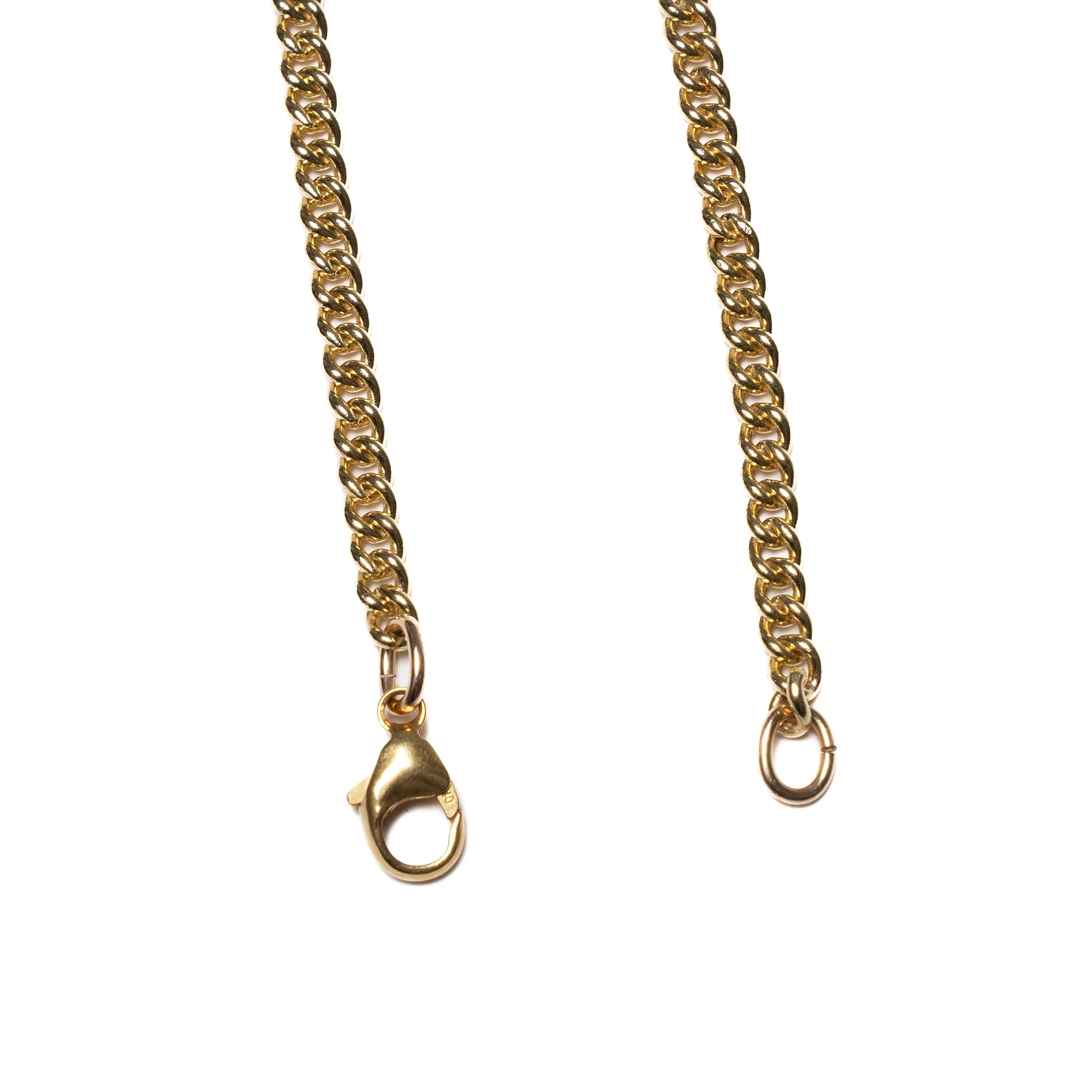 Curb Chain 4mm Bracelet (14K Gold) - Image 3