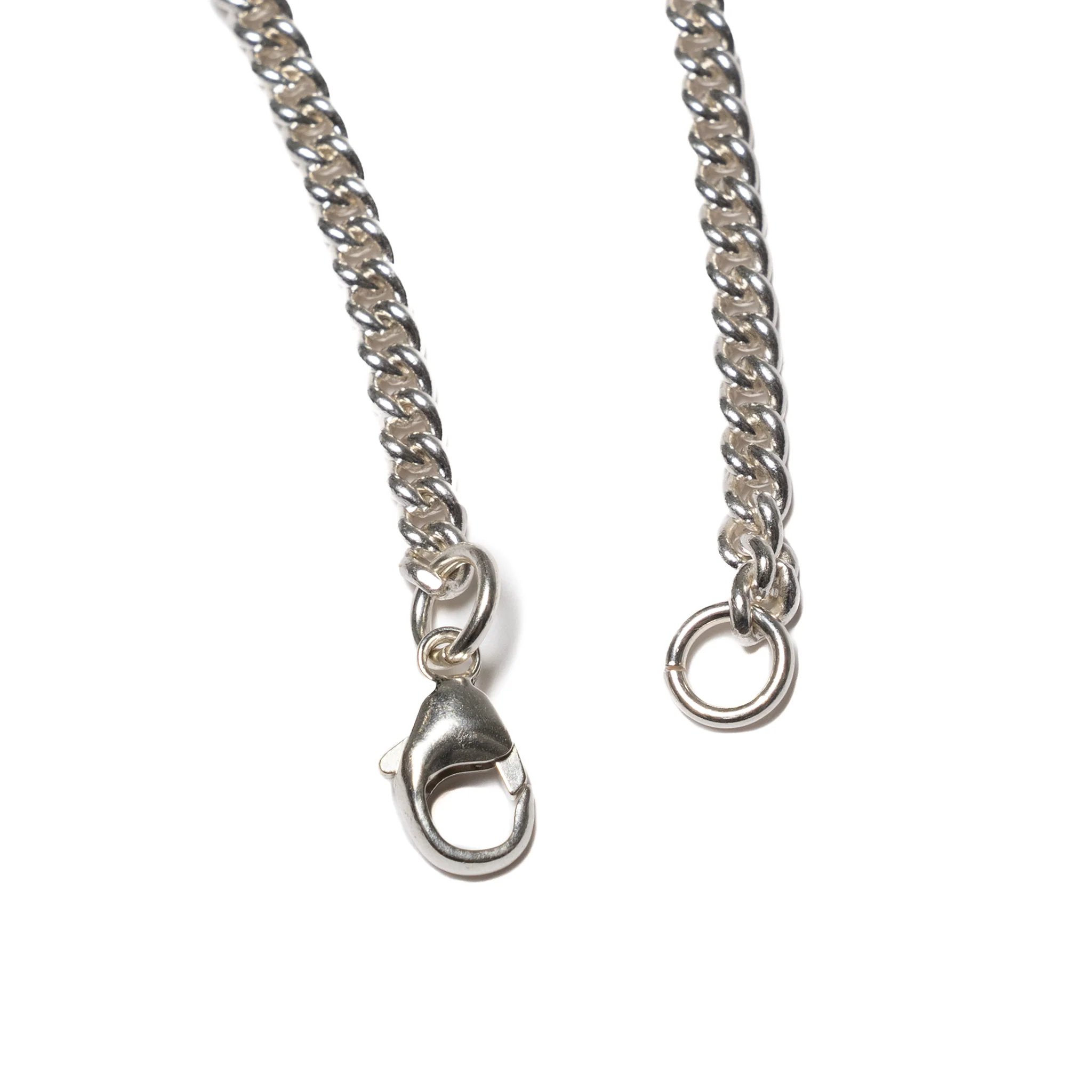Curb Chain 4mm Bracelet (Silver 925) - Image 3