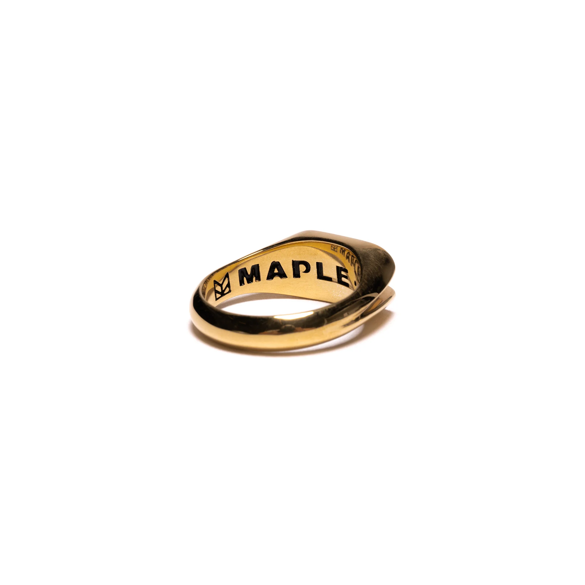 Danny Signet Ring (14K Gold/Abalone) - Image 4