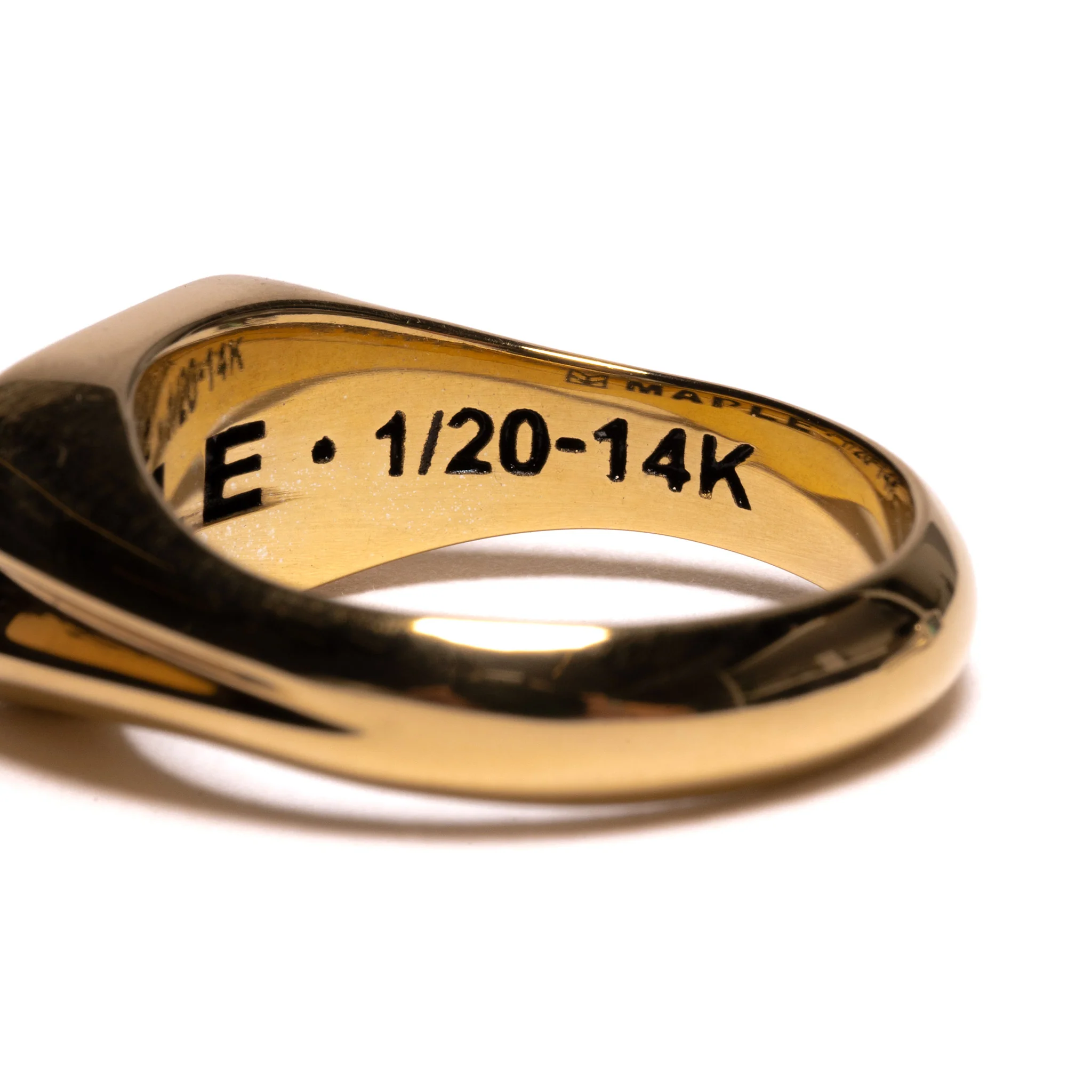 Danny Signet Ring (14K Gold/Abalone) - Image 5