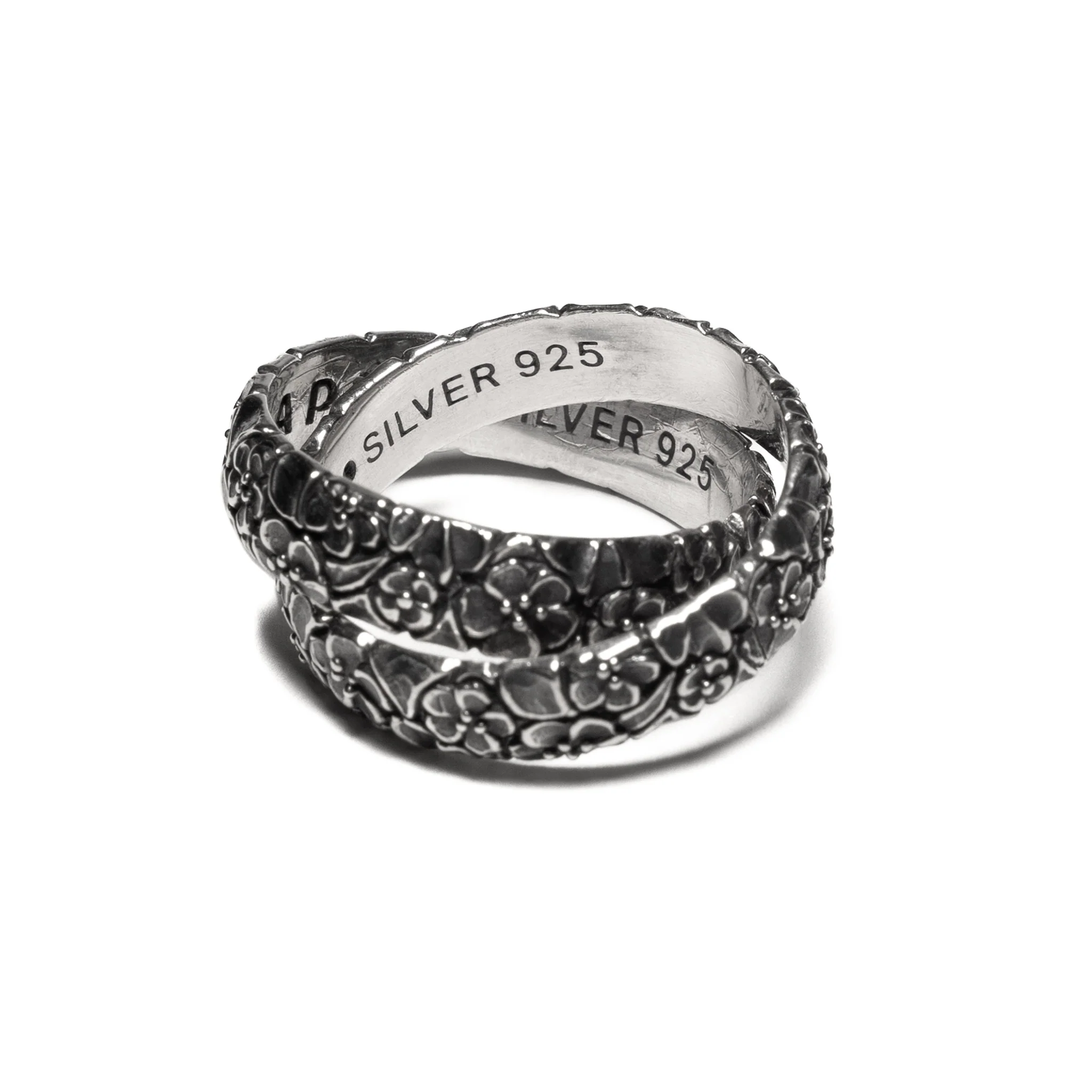 Floral Linked Ring (Silver 925) - Image 3