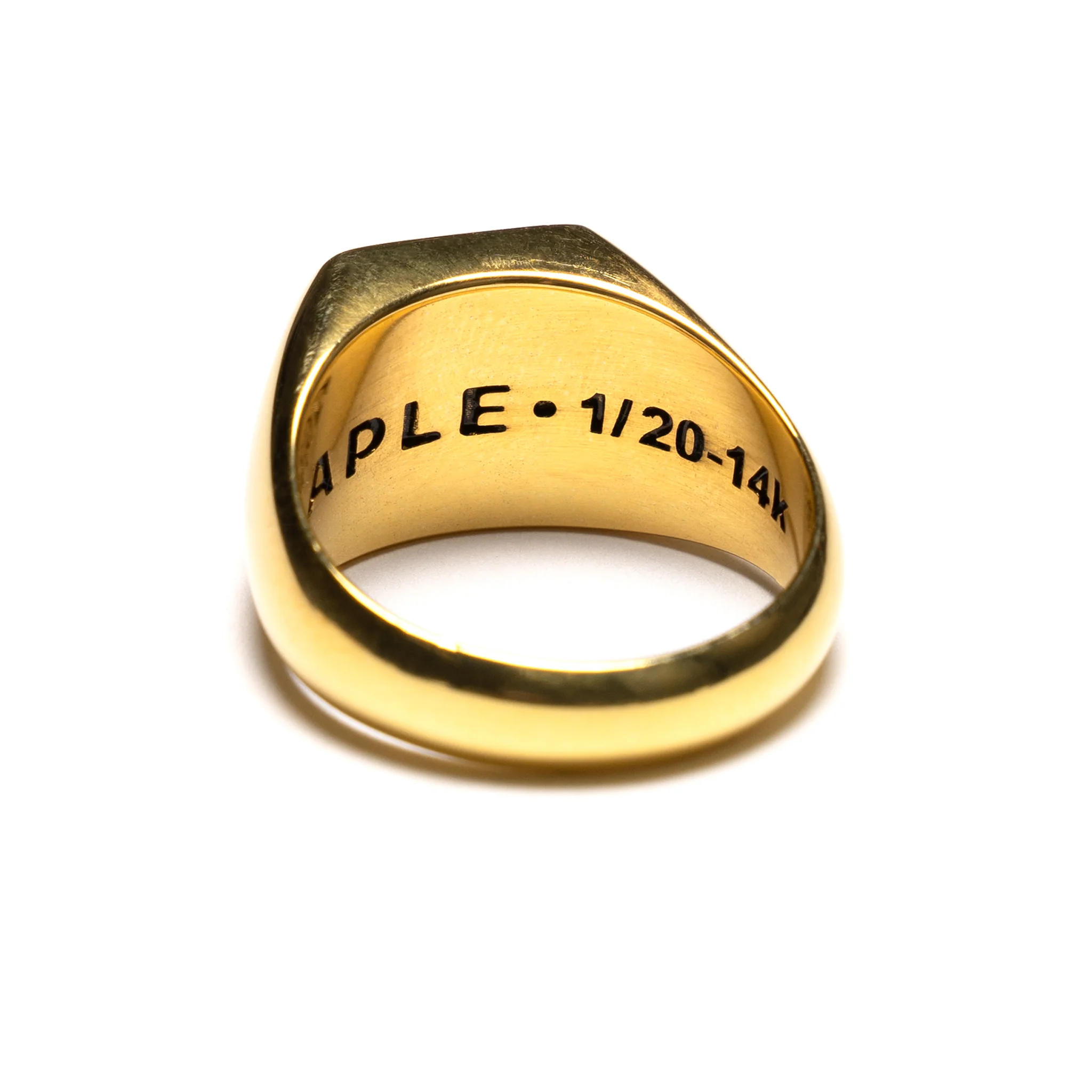 Floral Signet (14K Gold/Enamel) - Image 4