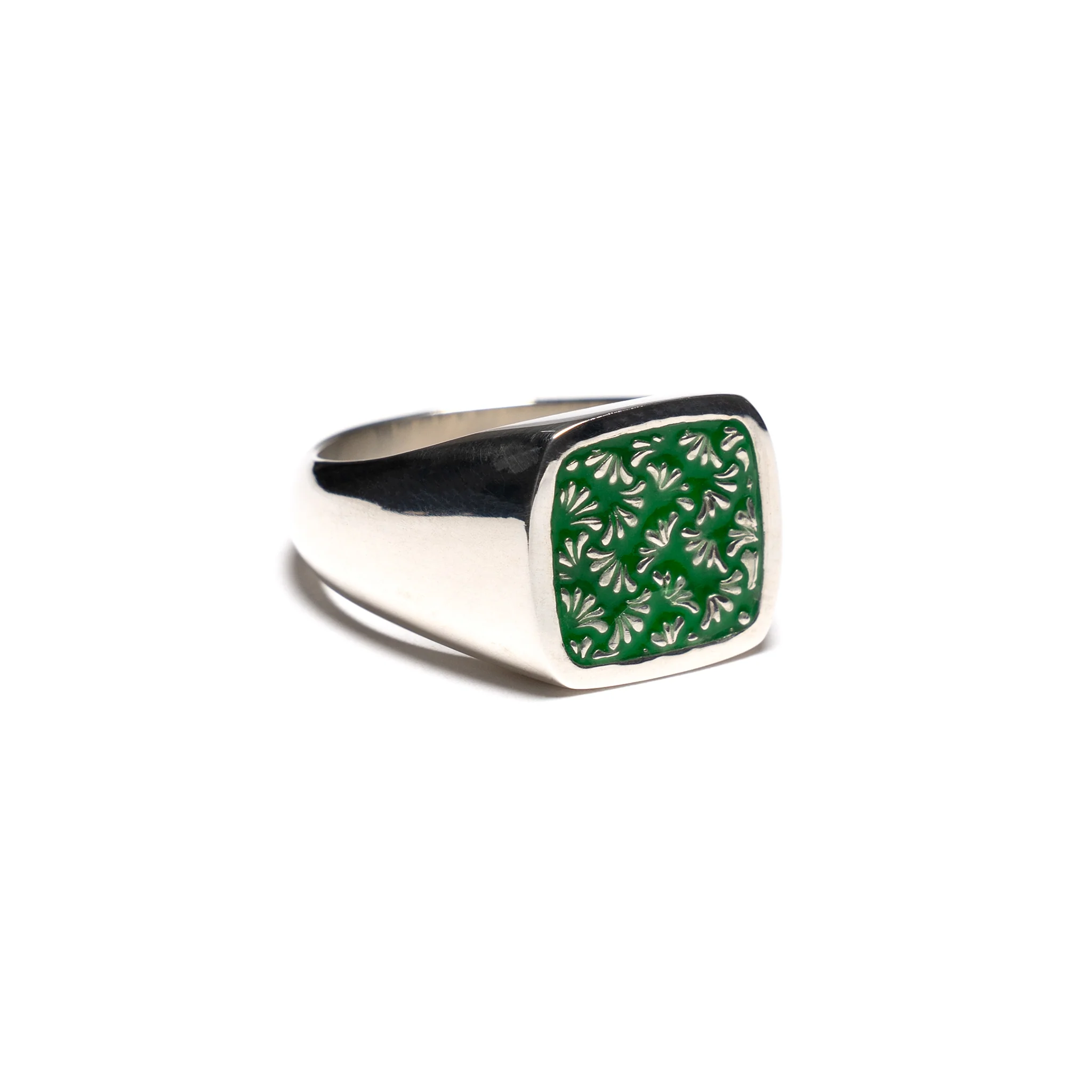Floral Signet (Silver/Enamel) - Image 3