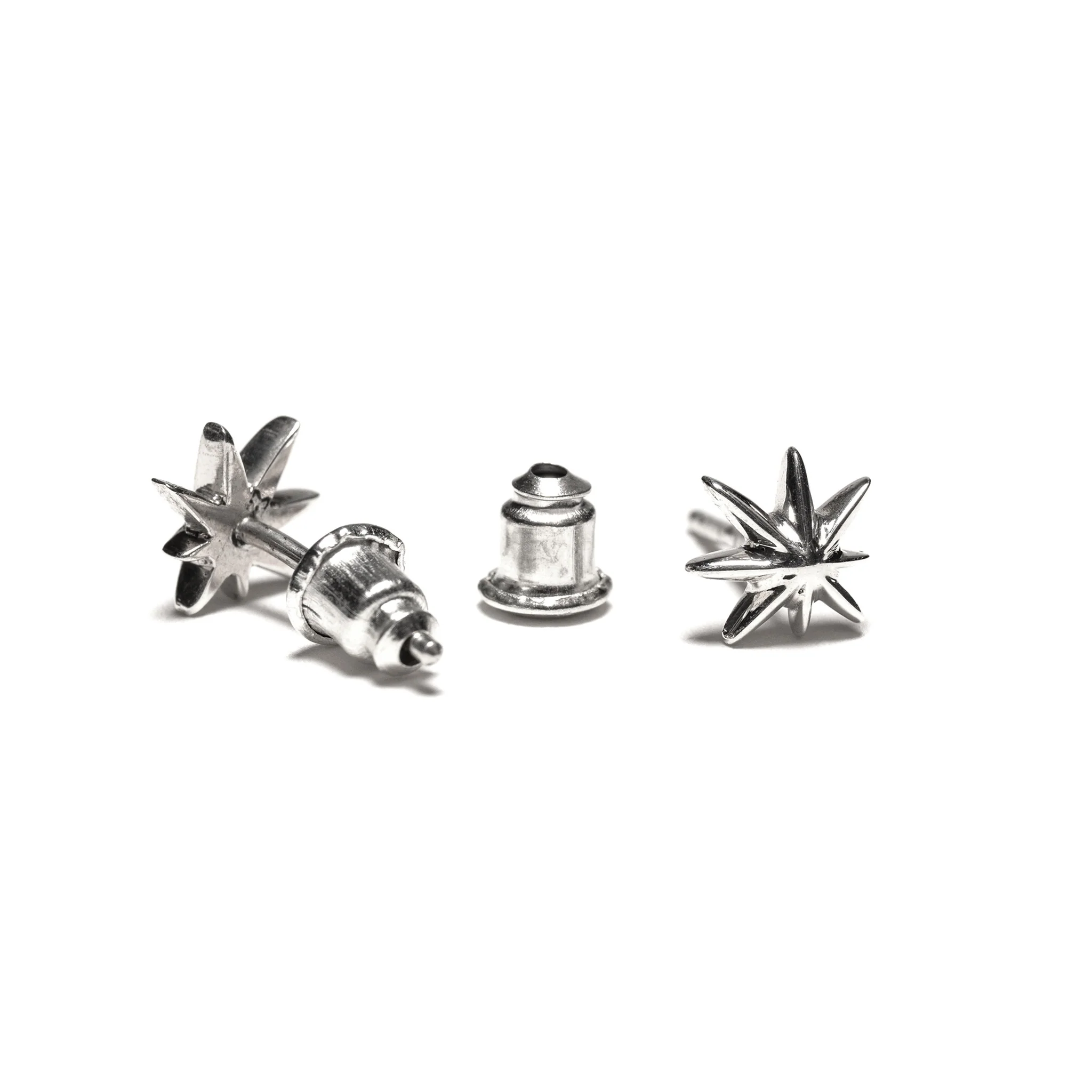 Hempstar Earrings (Silver 925) - Image 3