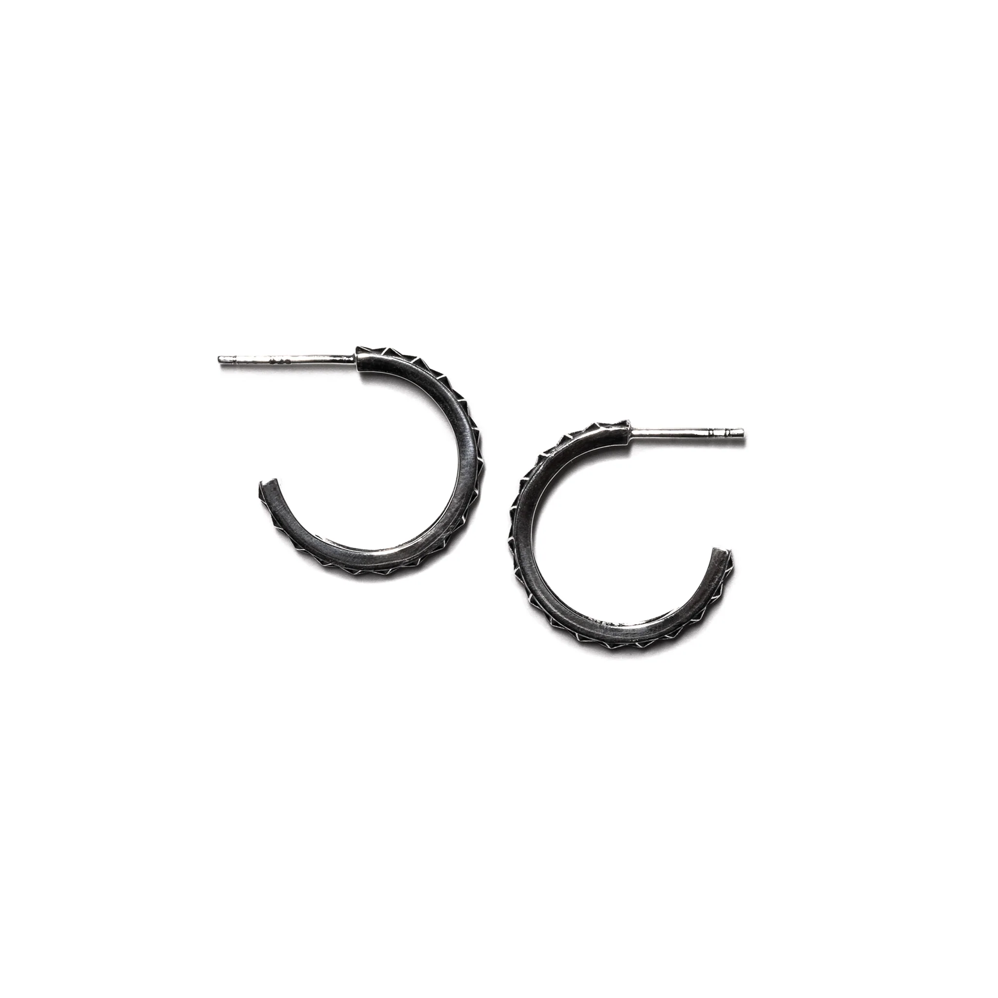 Hoop Star Earrings (Silver 925) - Image 5