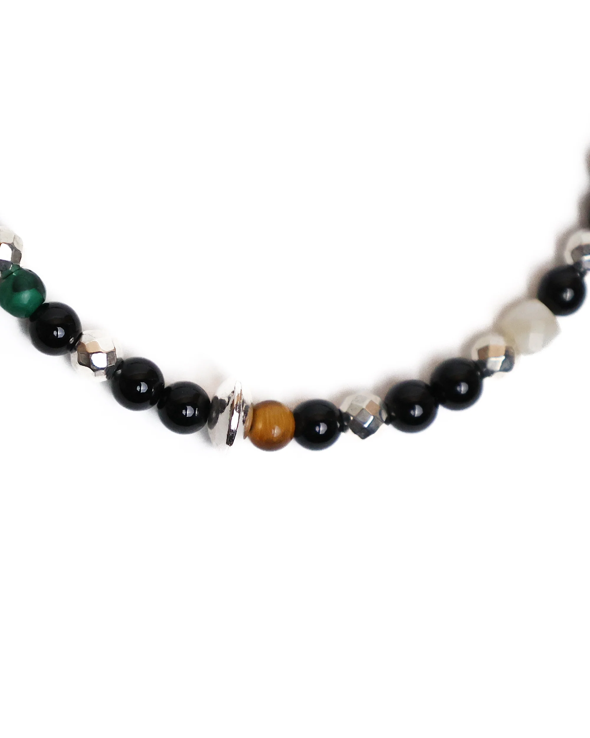 Madina Beaded Bracelet (Silver 925/Black) - Image 3