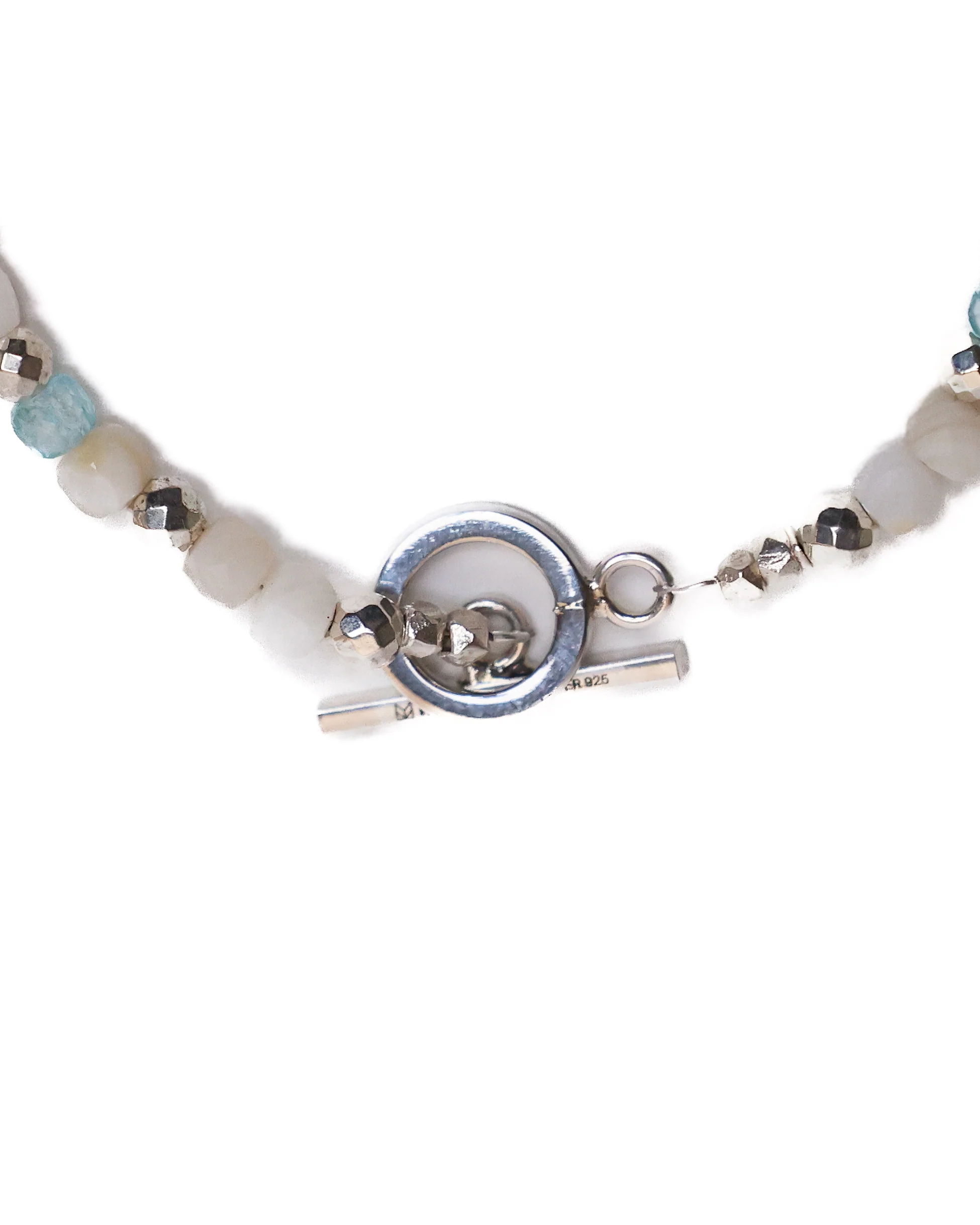 Madina Beaded Bracelet (Silver 925/Off White) - Image 3