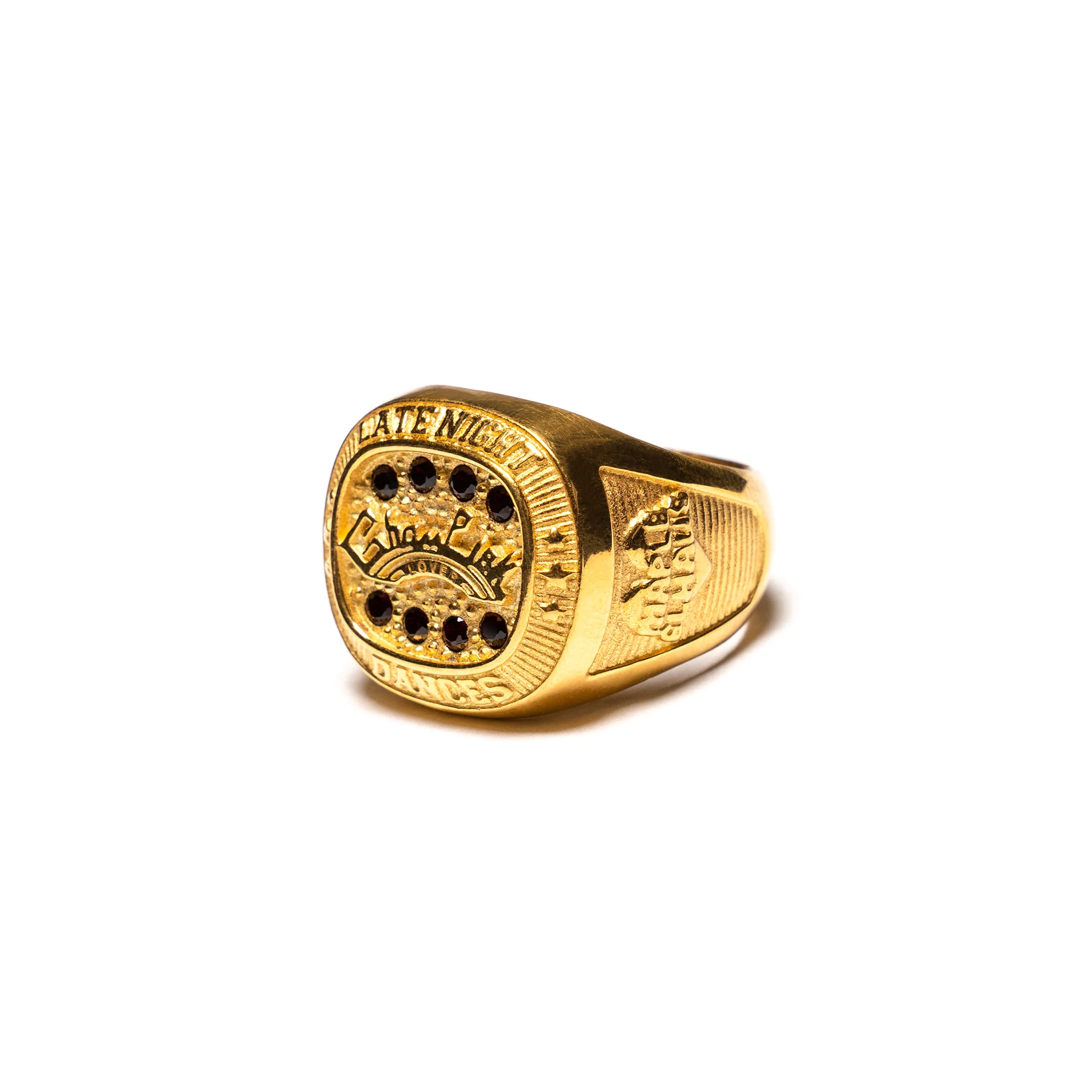 MAPLE x Elhaus Champion Lover Ring (14K Gold/Red Garnet) - Image 3