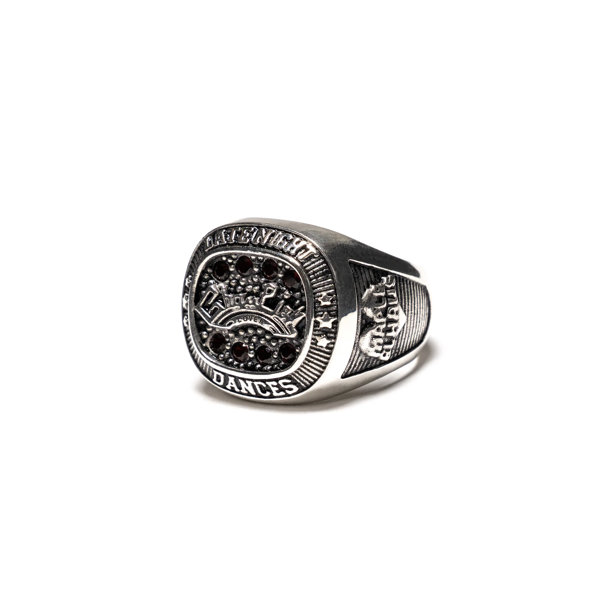MAPLE x Elhaus Champion Lover Ring (Silver 925/Red Garnet) - Image 3