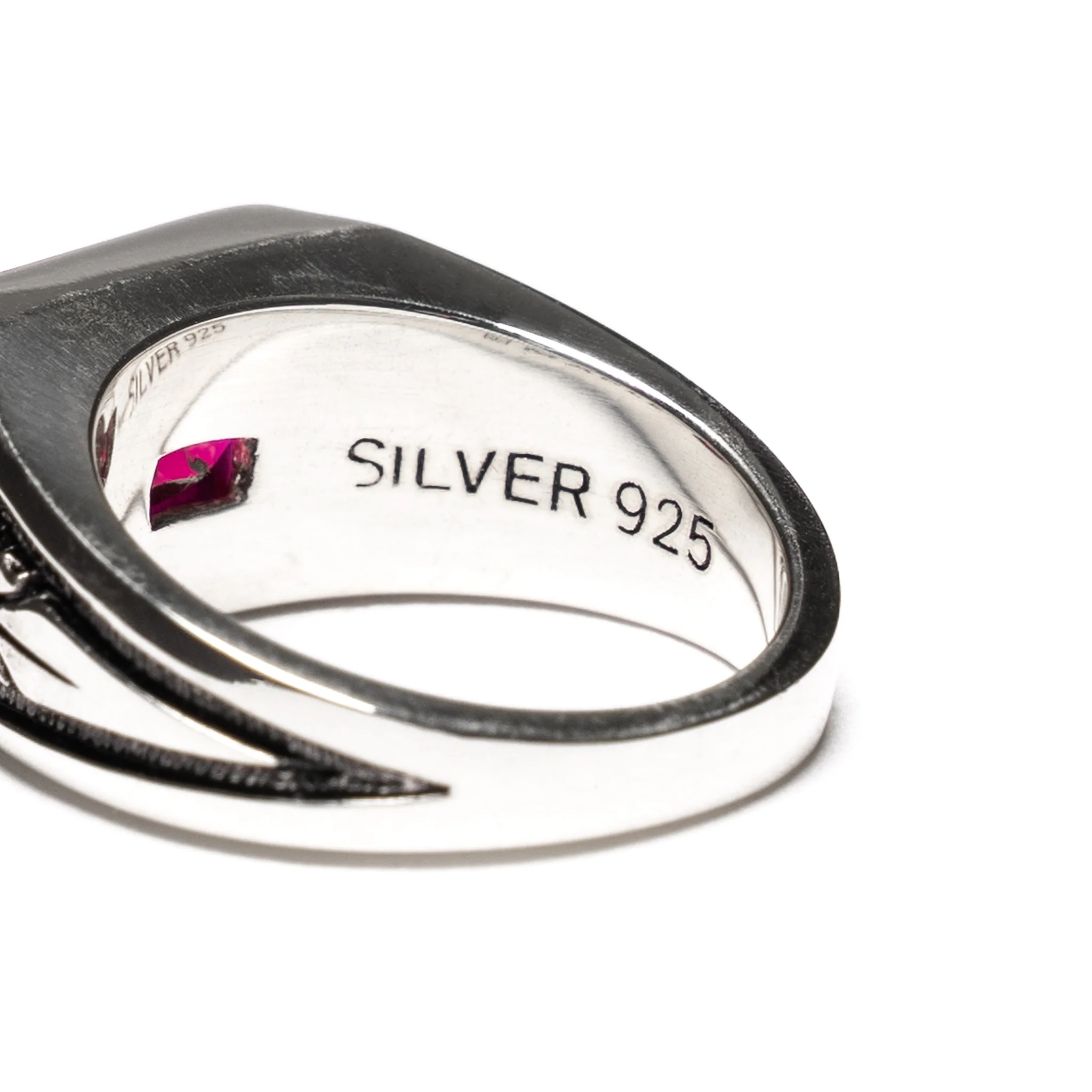 Midnight Ring Slim (Silver 925/Ruby) - Image 4