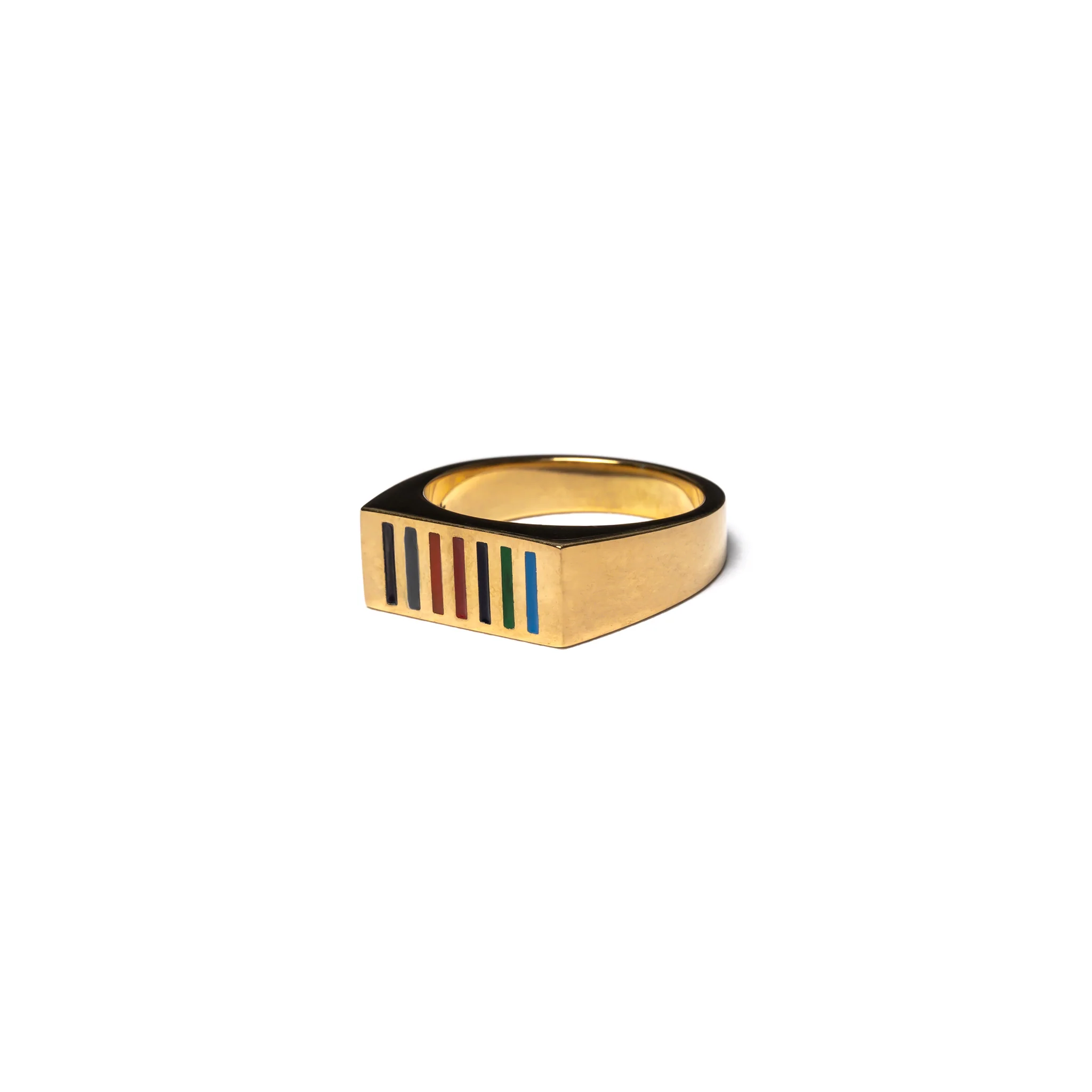 Prism Ring (14K Gold/Resin) - Image 3