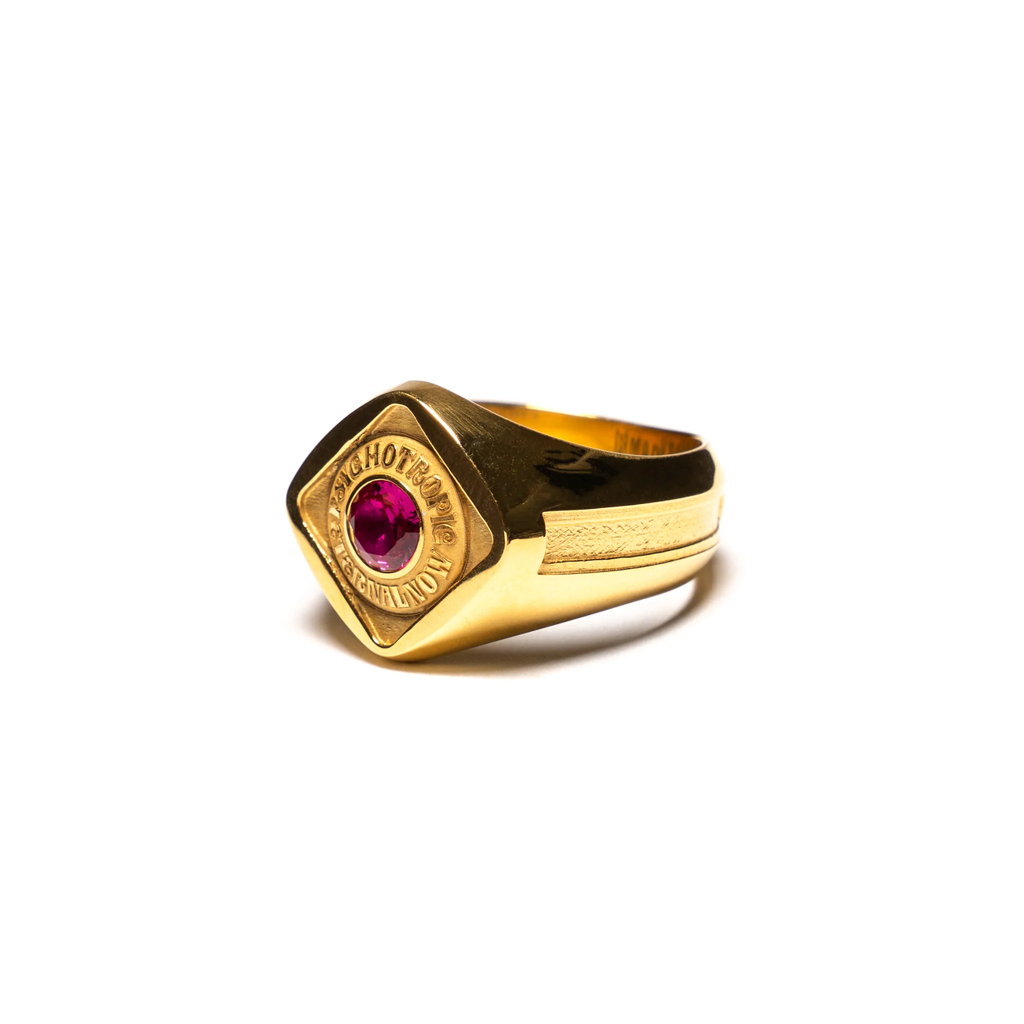Psychotropic Class Ring (14K Gold/Ruby) - Image 3